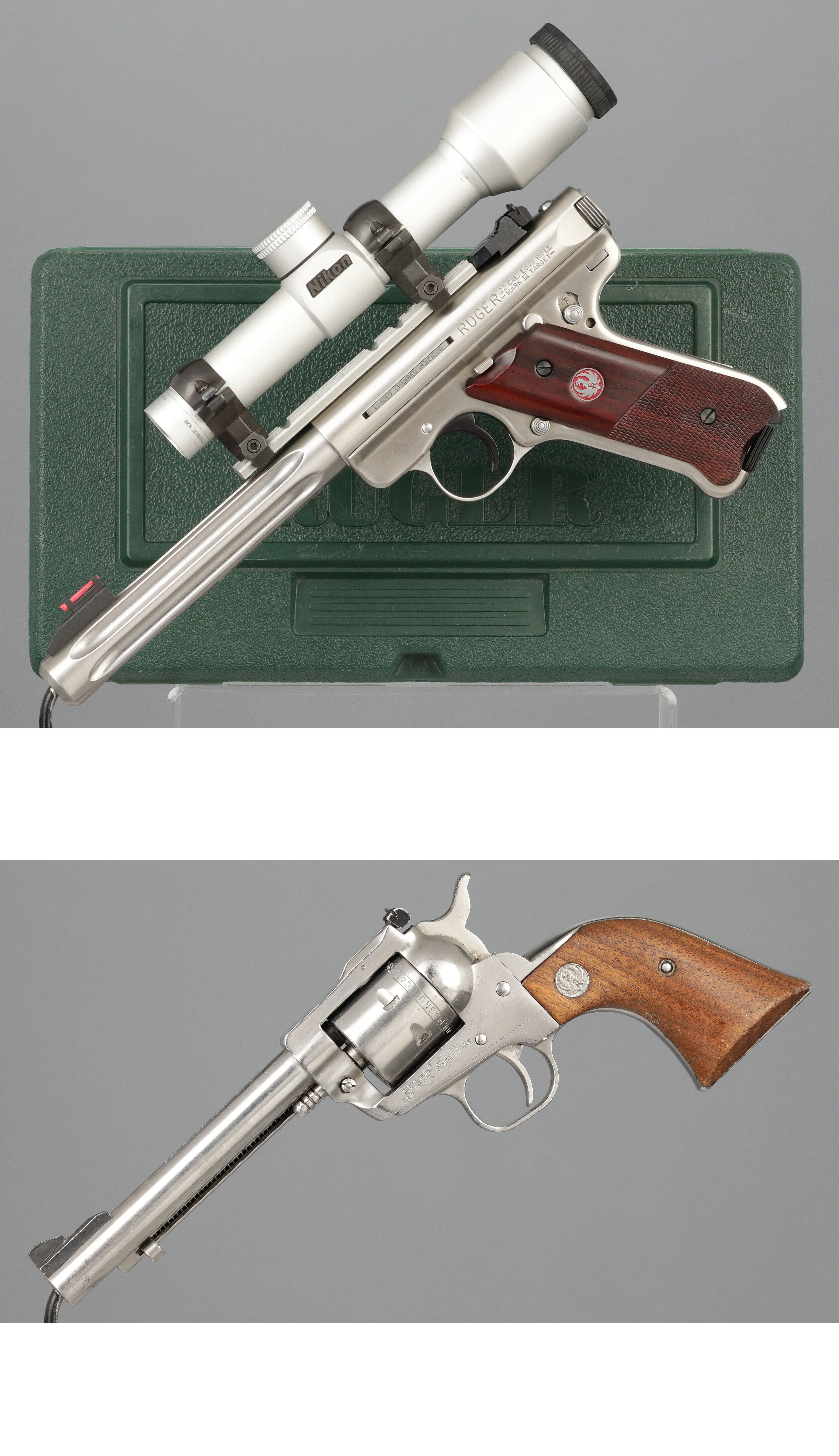 2 1016 Two Ruger Rimfire Handguns | Rock Island Auction