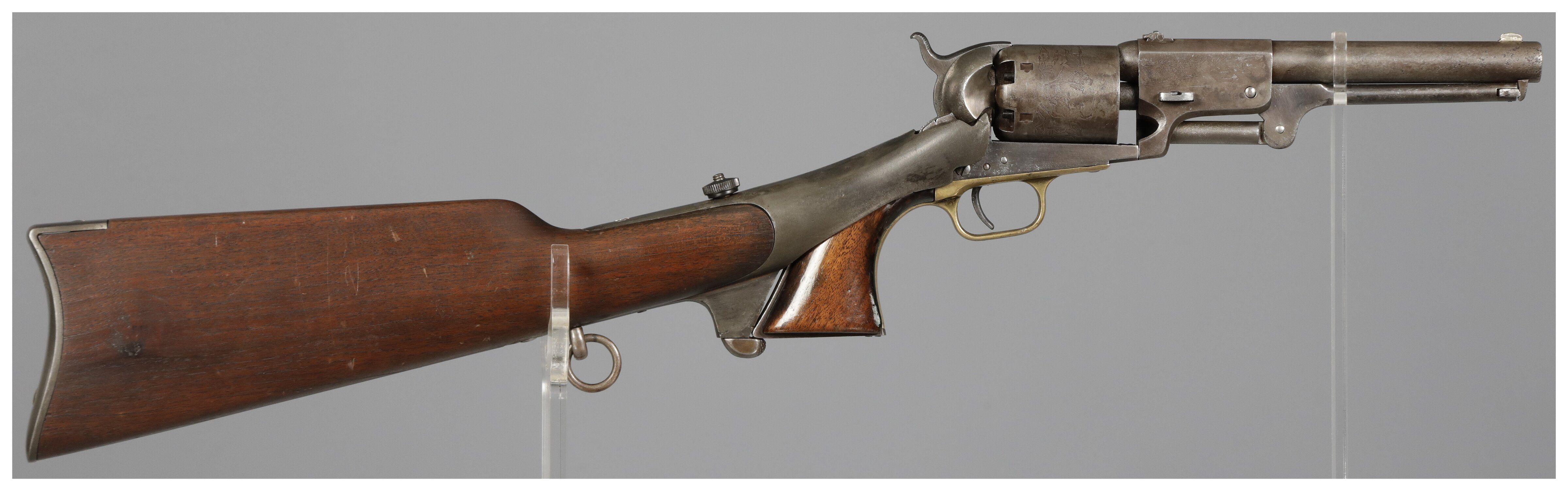 Colt Third Model Dragoon Revolver with Stock | Rock Island Auction