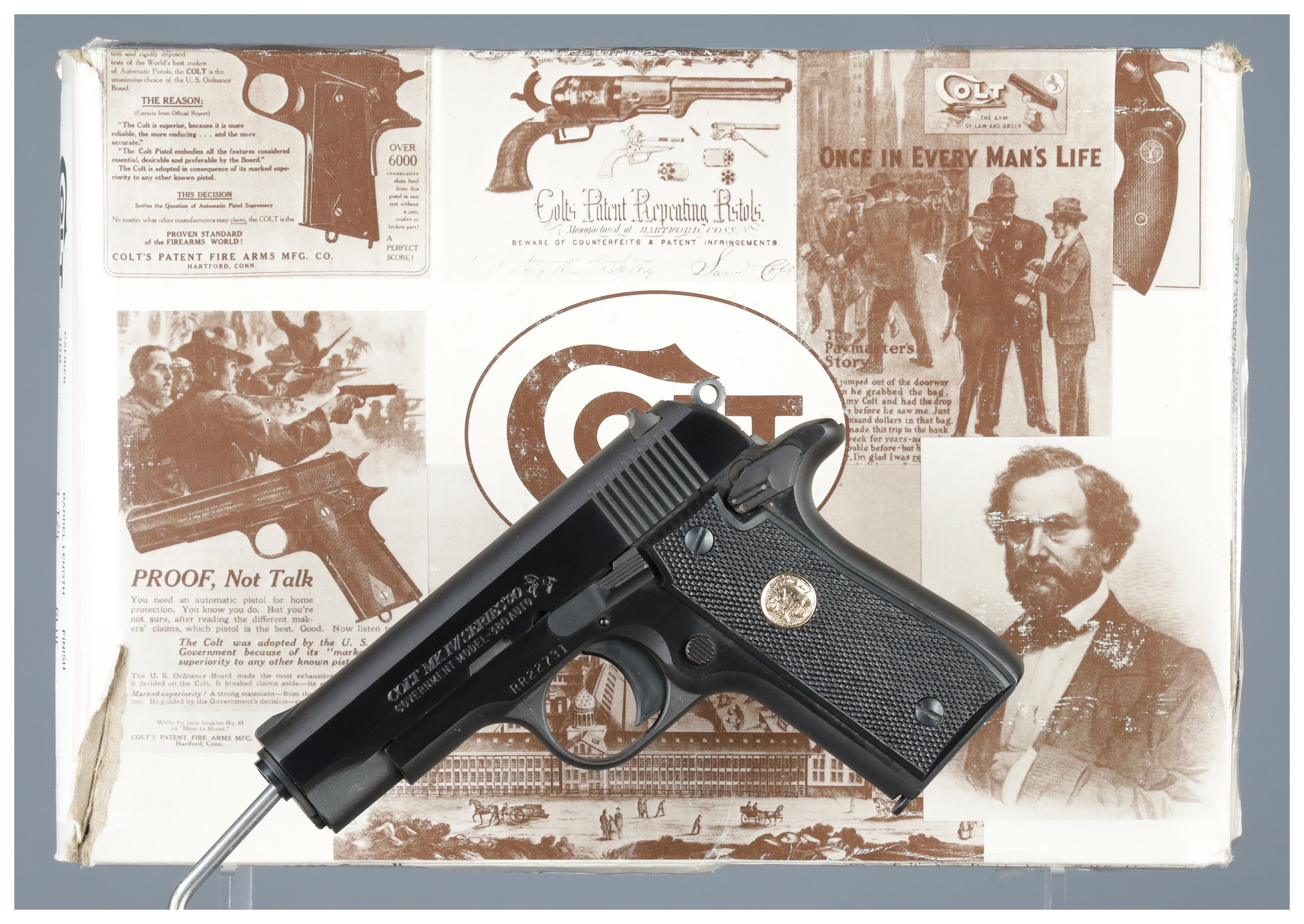 Colt MK IV Series 80 Government Model .380 Semi-Automatic Pistol