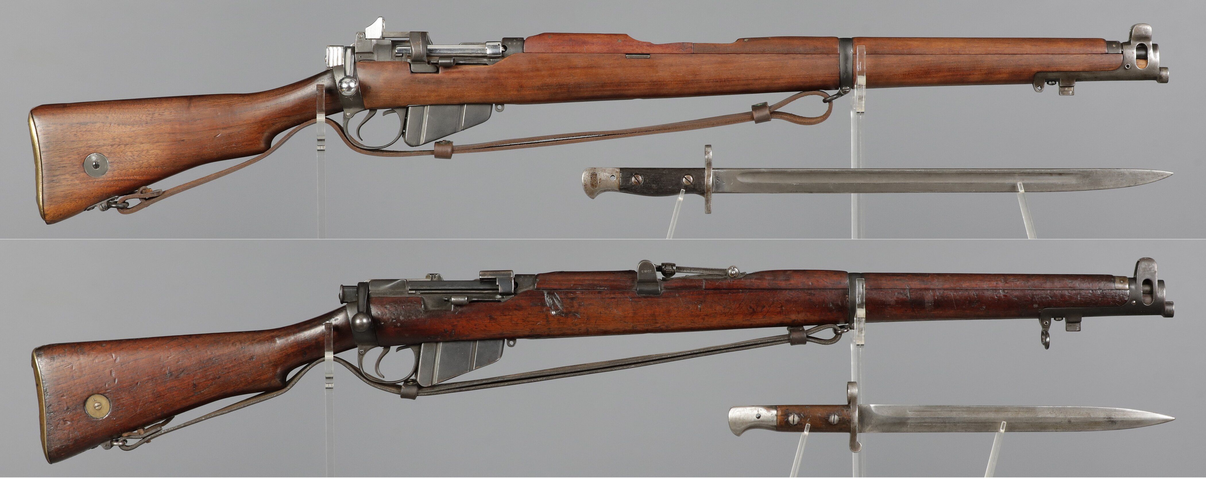 Two British No. 1 Lee-Enfield Pattern Bolt Action Rifles | Rock Island ...