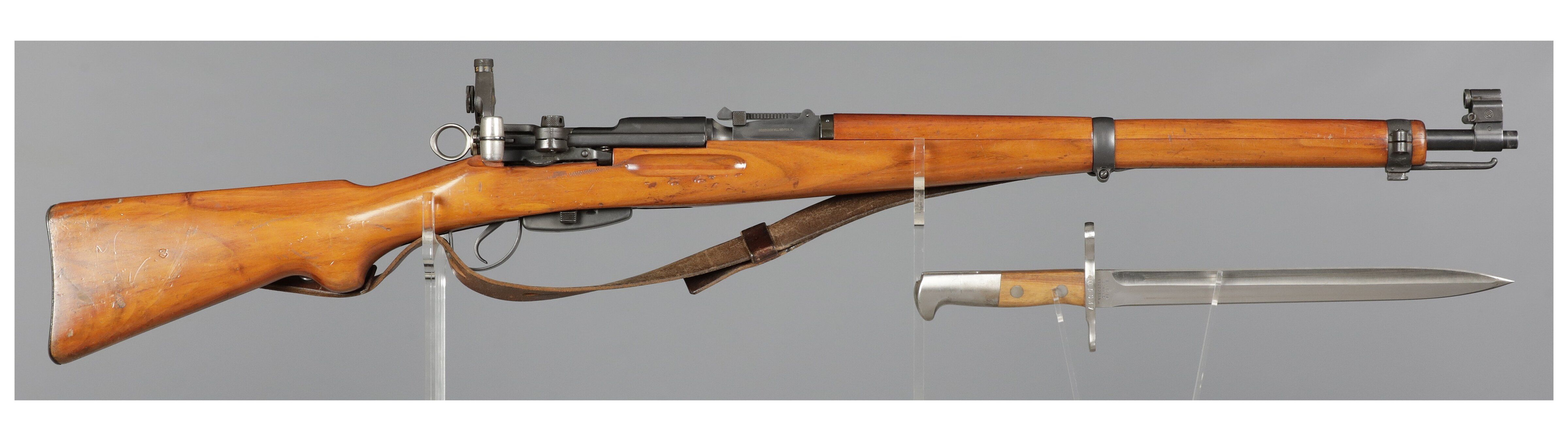 Swiss K31 Schmidt-Rubin Straight Pull Rifle with Bayonet | Rock Island ...