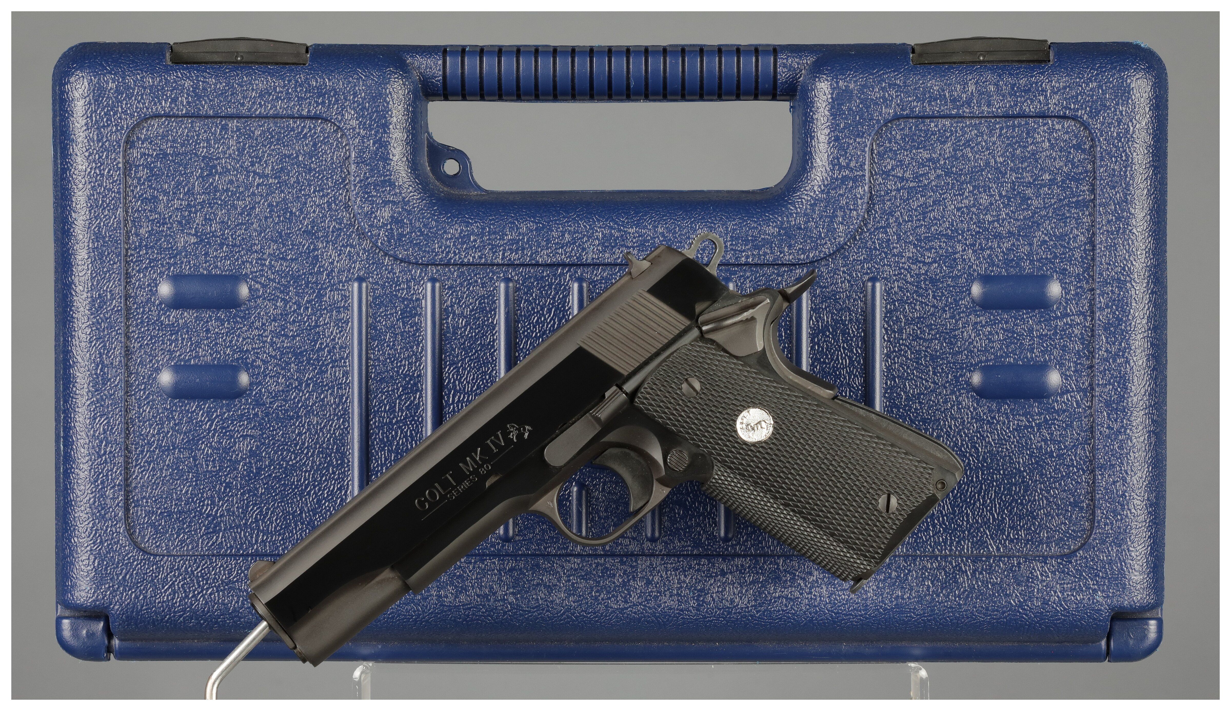 Colt MK IV Series 80 Government Model Pistol in 9x23 Winchester