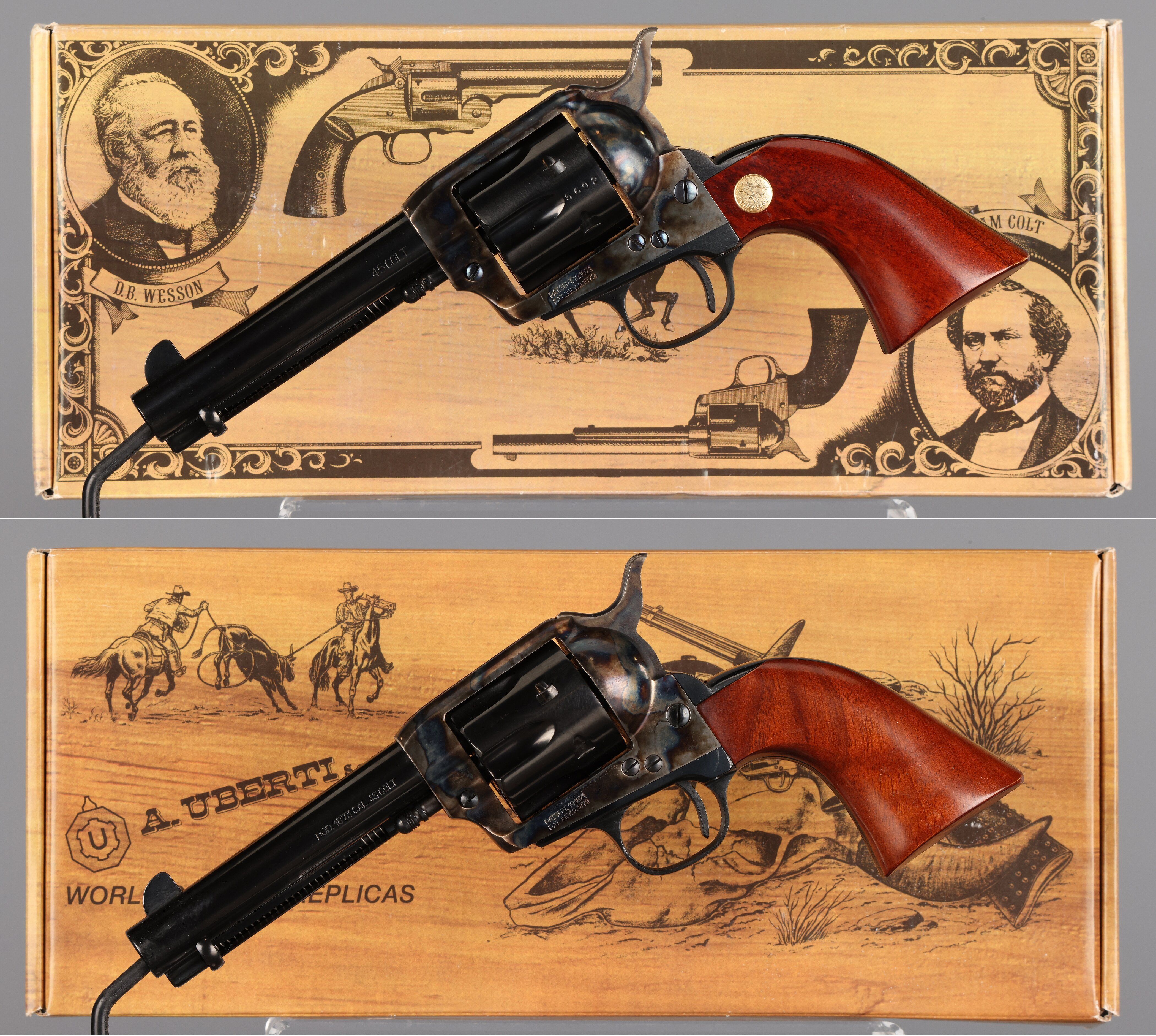 Box 1237 Two Uberti Model 1873 Single Action Revolvers with Boxes | Rock Island ...