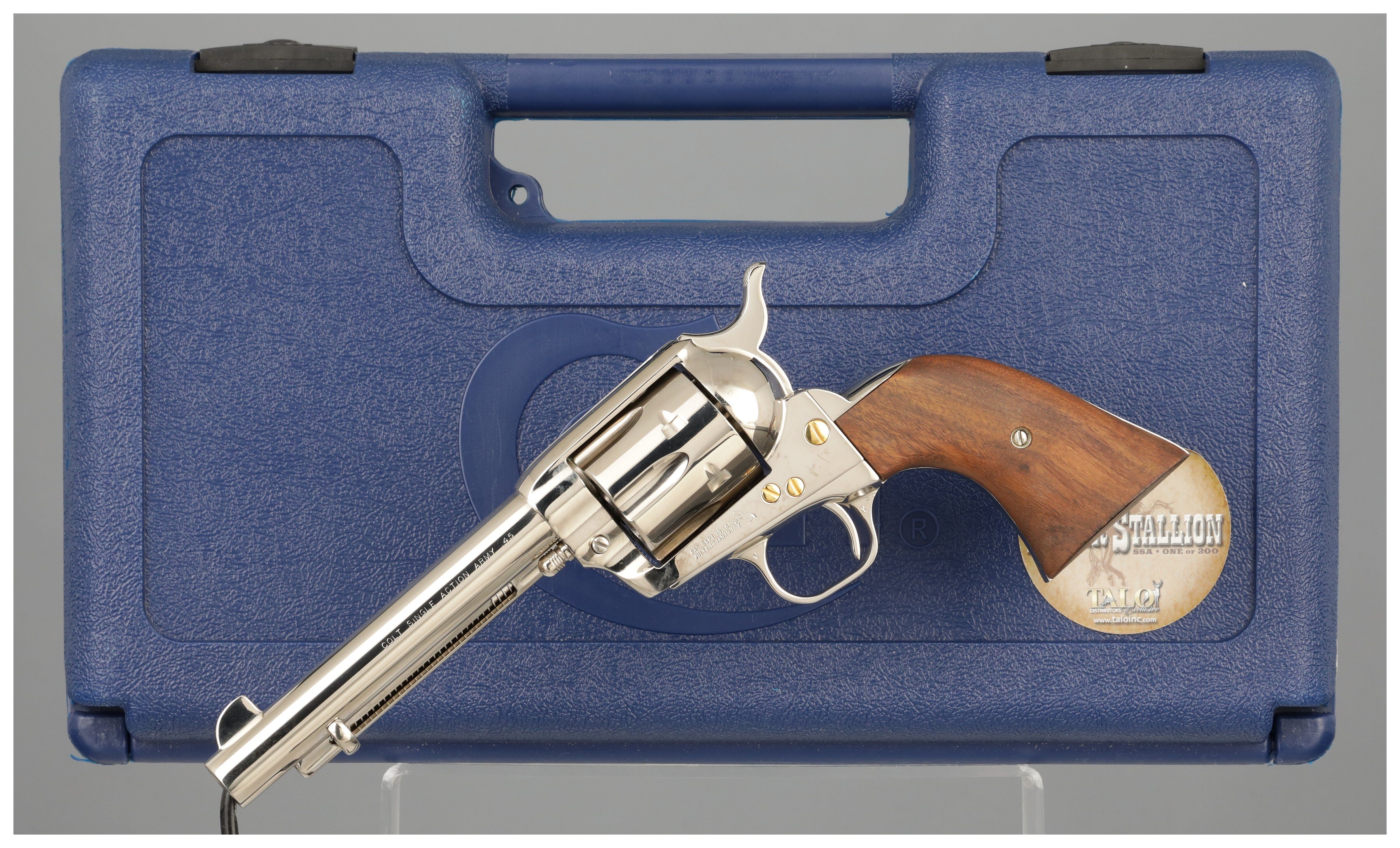Colt Single Action Army Silver Stallion Talo Edition Revolver