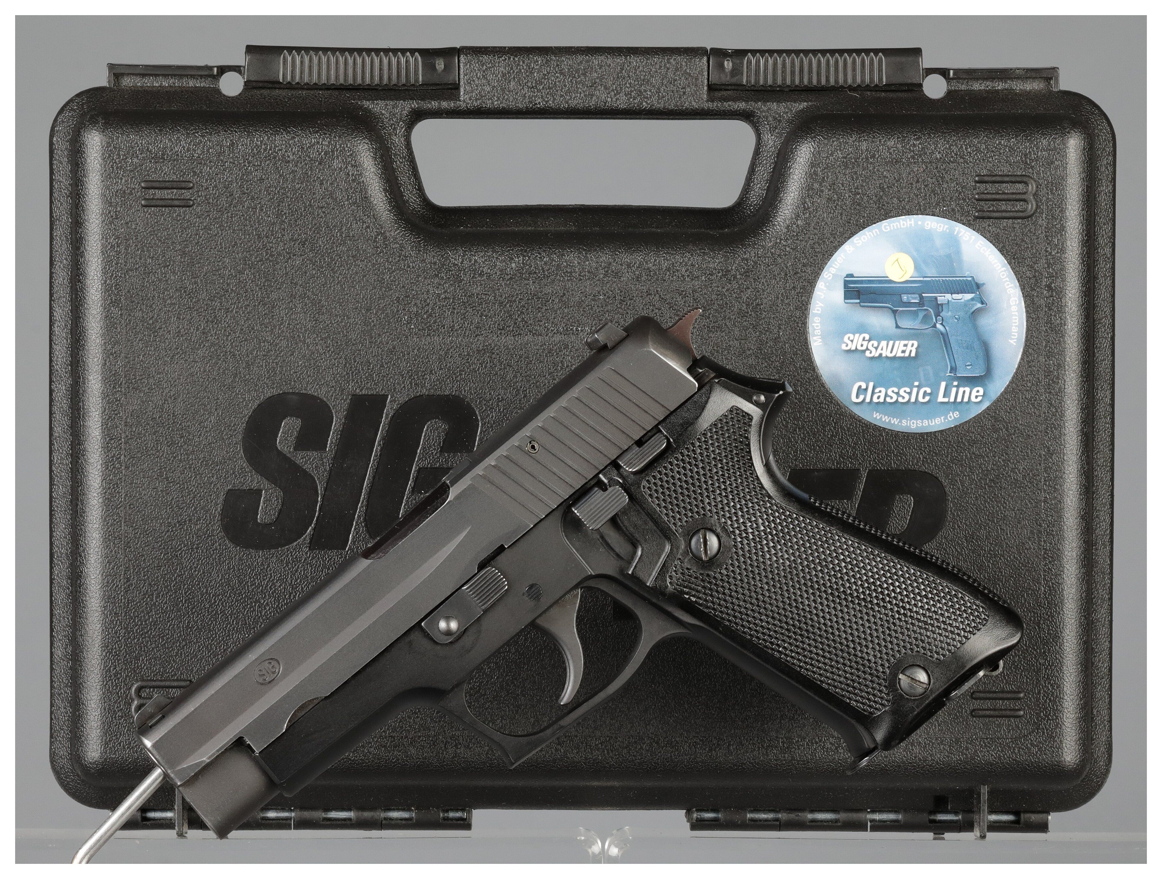 SIG P220/Swiss P75/95 Customs Semi-Automatic Pistol with Case