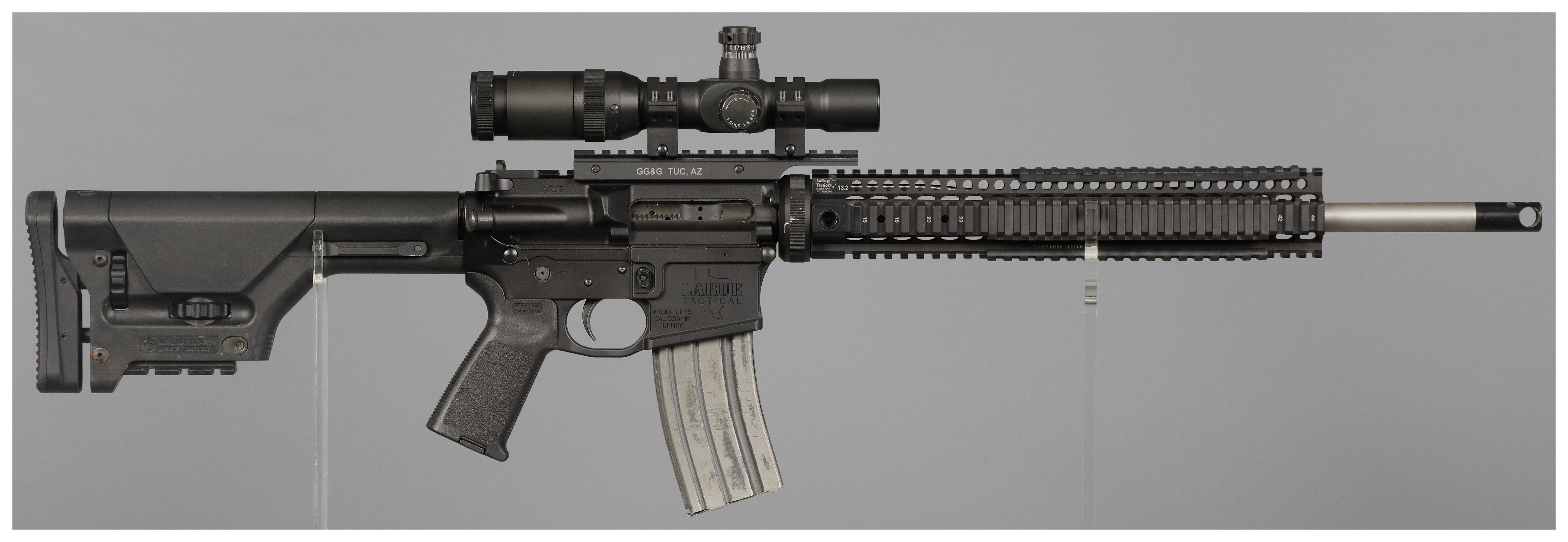 Lt Assault Rifle Larue Tactical LT-15 Semi-Automatic Rifle with Scope | Rock Island Auction