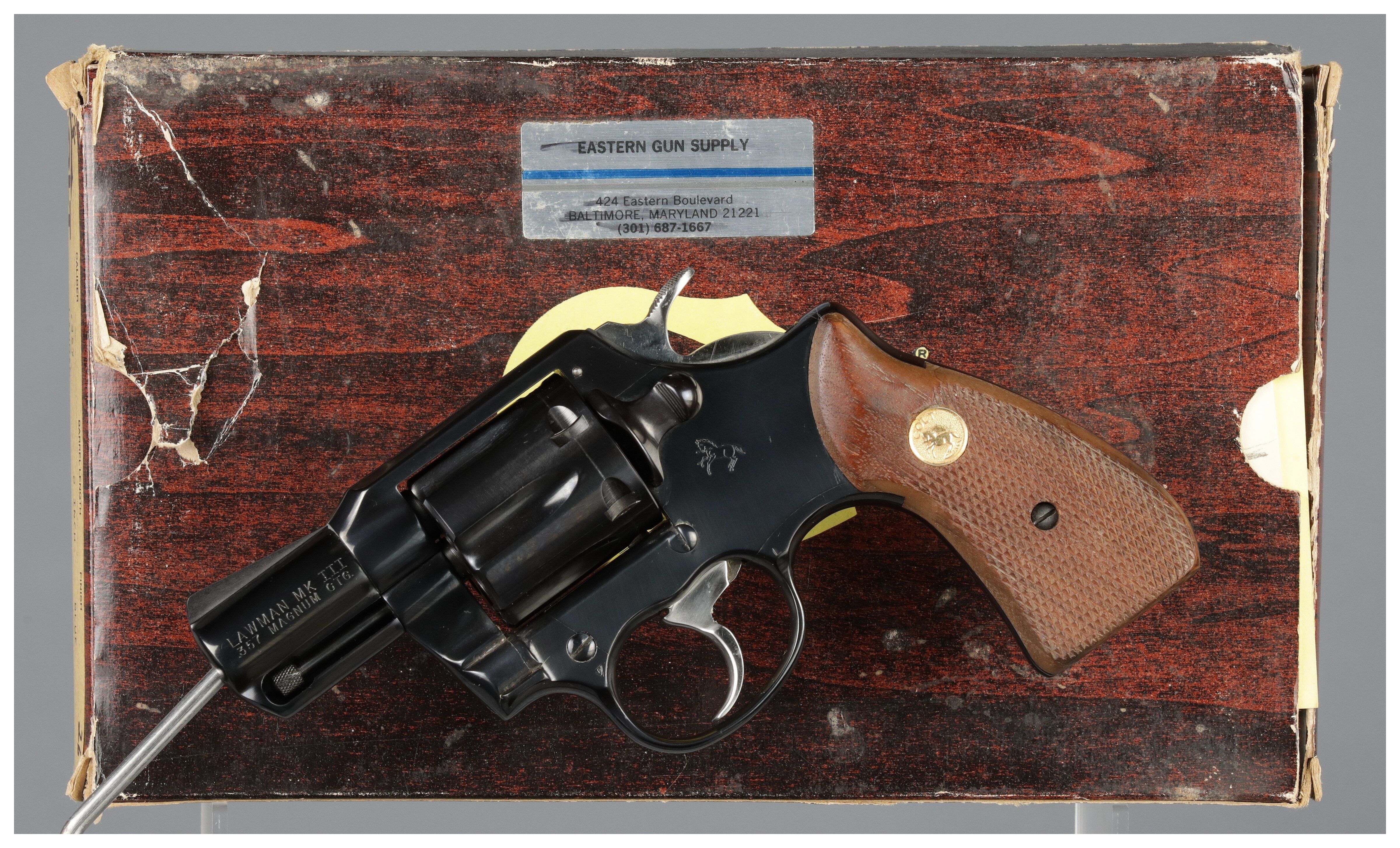 Colt Lawman MK III Double Action Revolver with Box | Rock Island