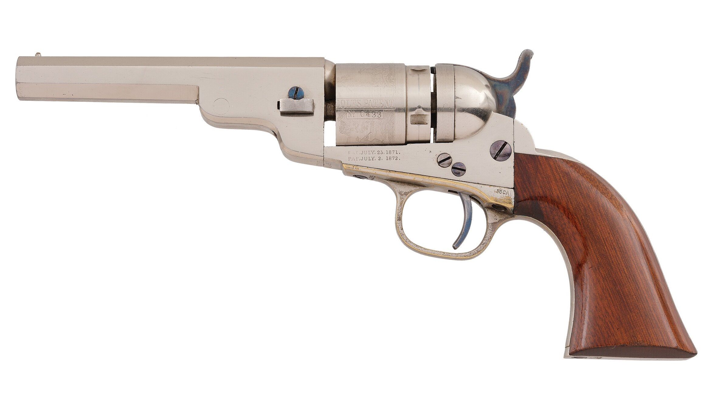 COO&DON 　COLT Colt Model 1862 Pocket Navy 4 1/2 Inch Octagon Barrel Conversion
