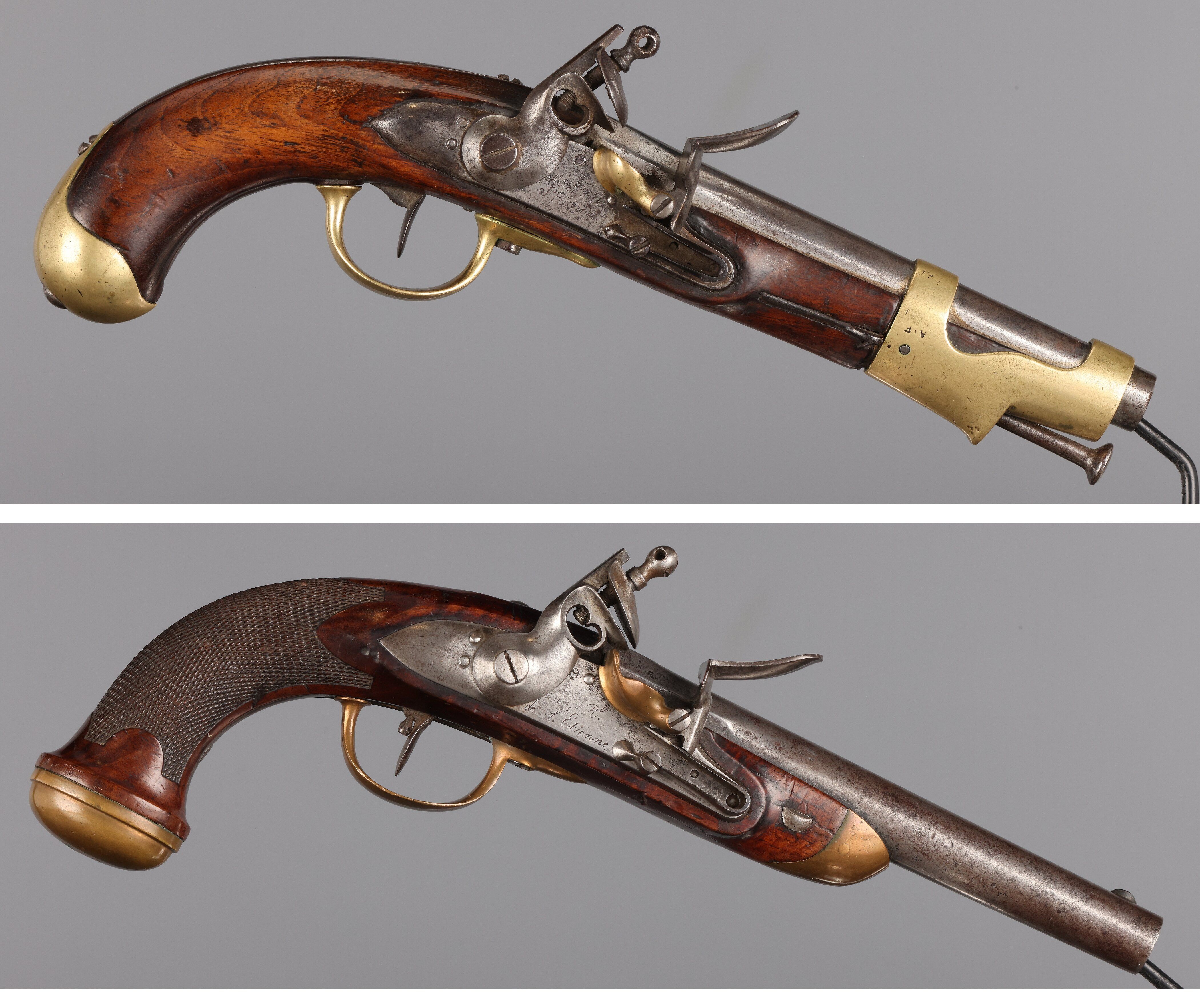 Two French Military Flintlock Pistols | Rock Island Auction