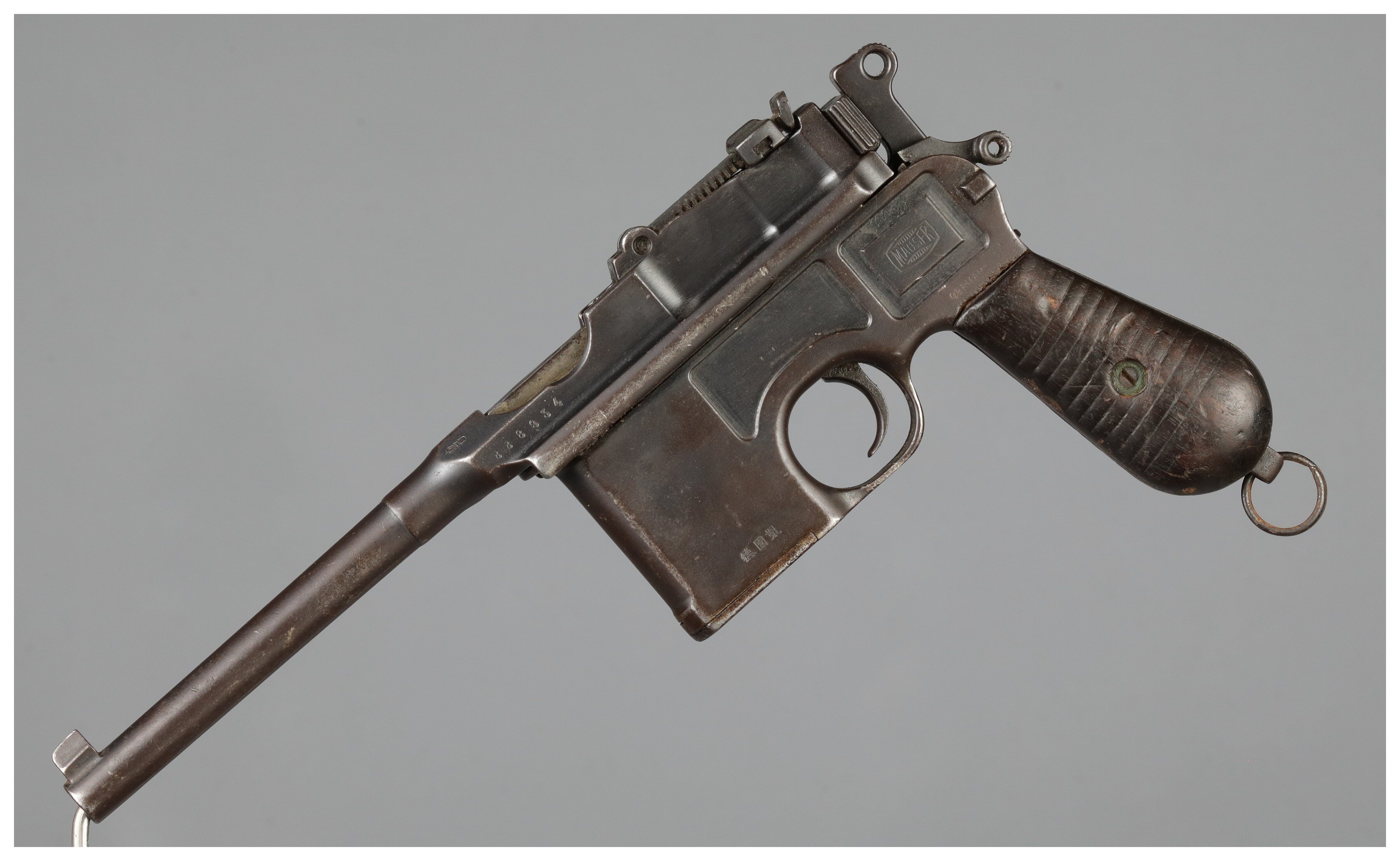 Chinese Marked Mauser Model 1930 Commercial Broomhandle Pistol