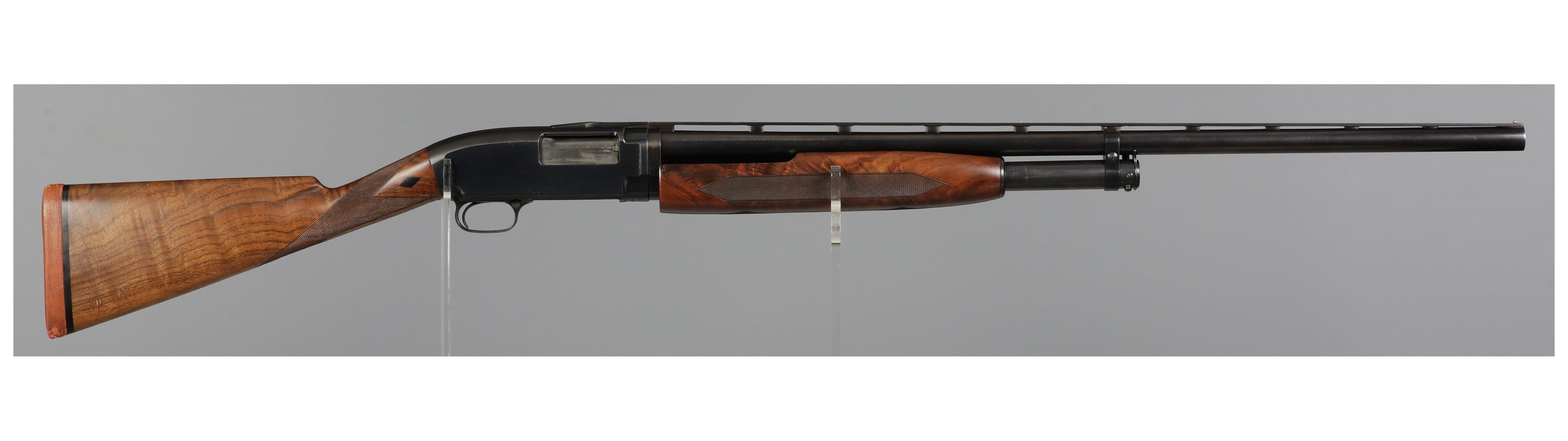 Winchester Model 12 Black Diamond Trap Slide Action Shotgun | Rock ...