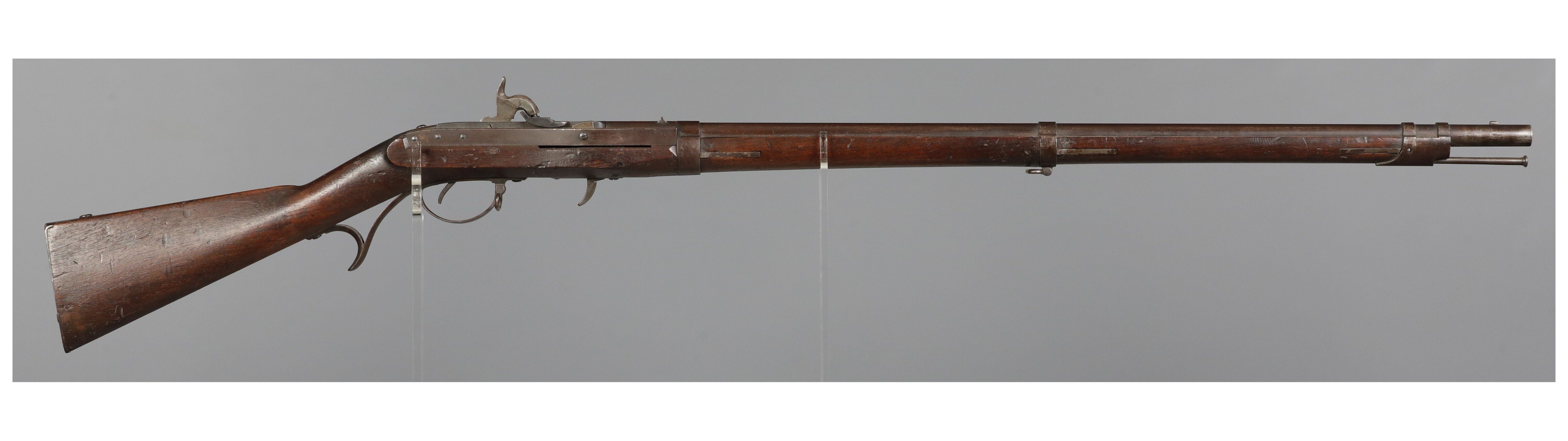 U.S. Simeon North Hall Model 1819 Percussion Conversion Rifle | Rock ...