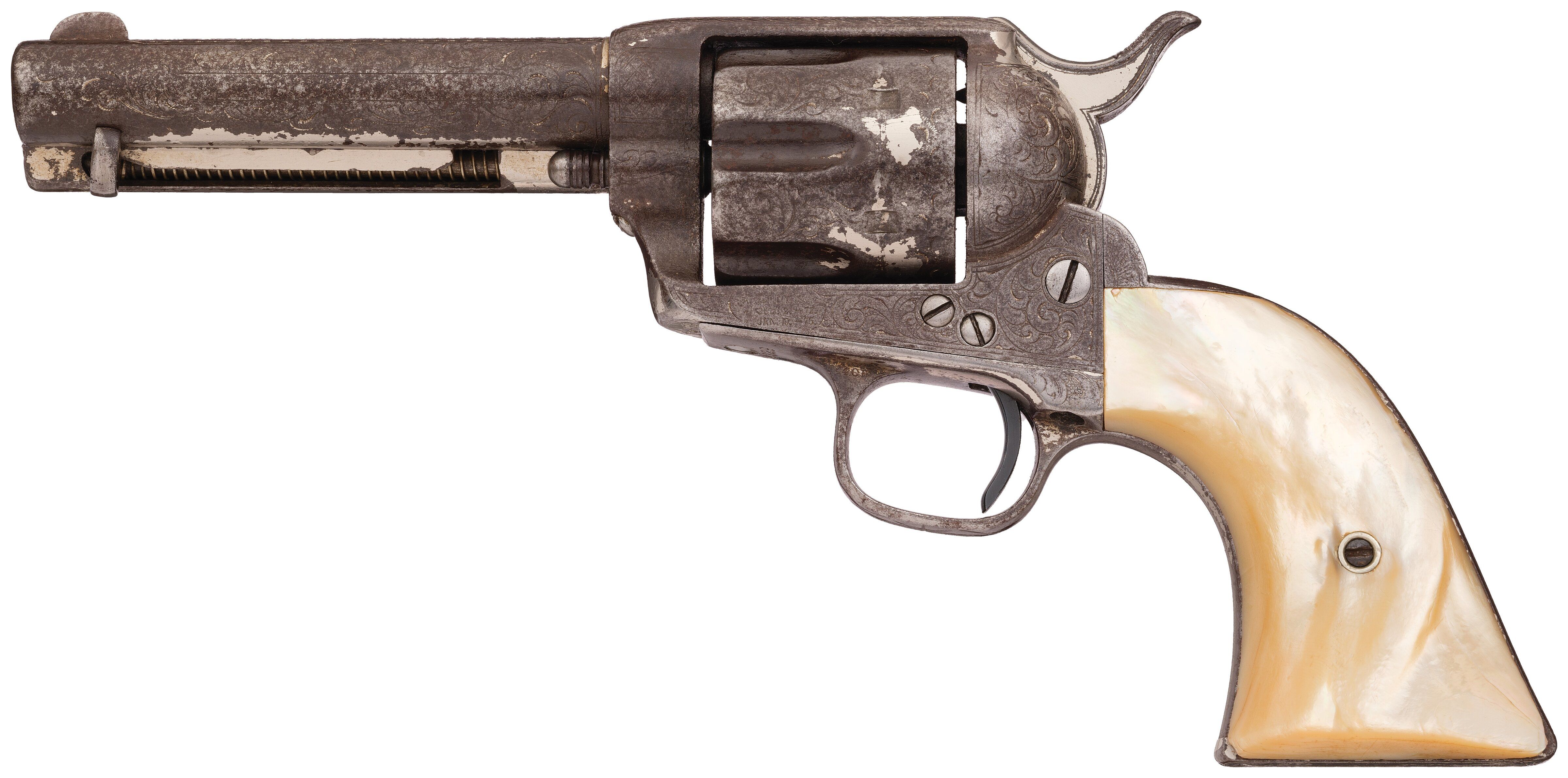 Factory Engraved Colt Frontier Six Shooter Single Action Army