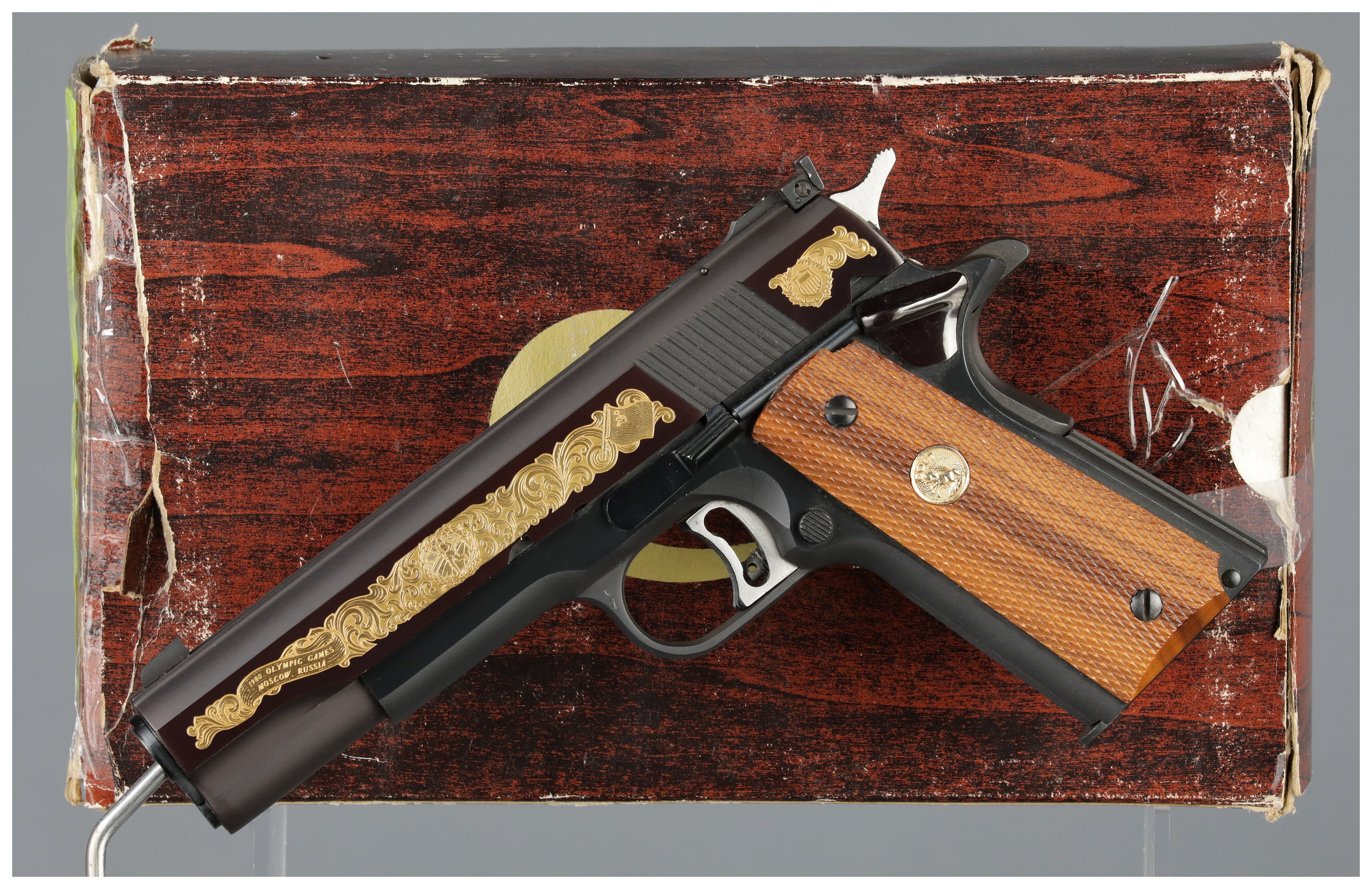Colt 1980 Olympic Special Edition Gold Cup National Match Pistol