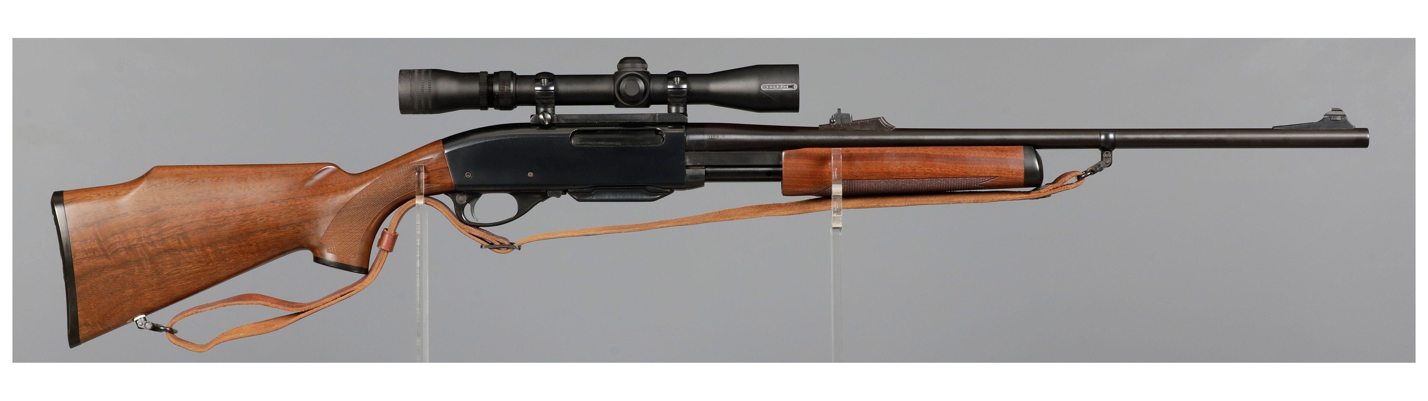 Remington Model 7600 Slide Action Rifle with Scope | Rock Island Auction