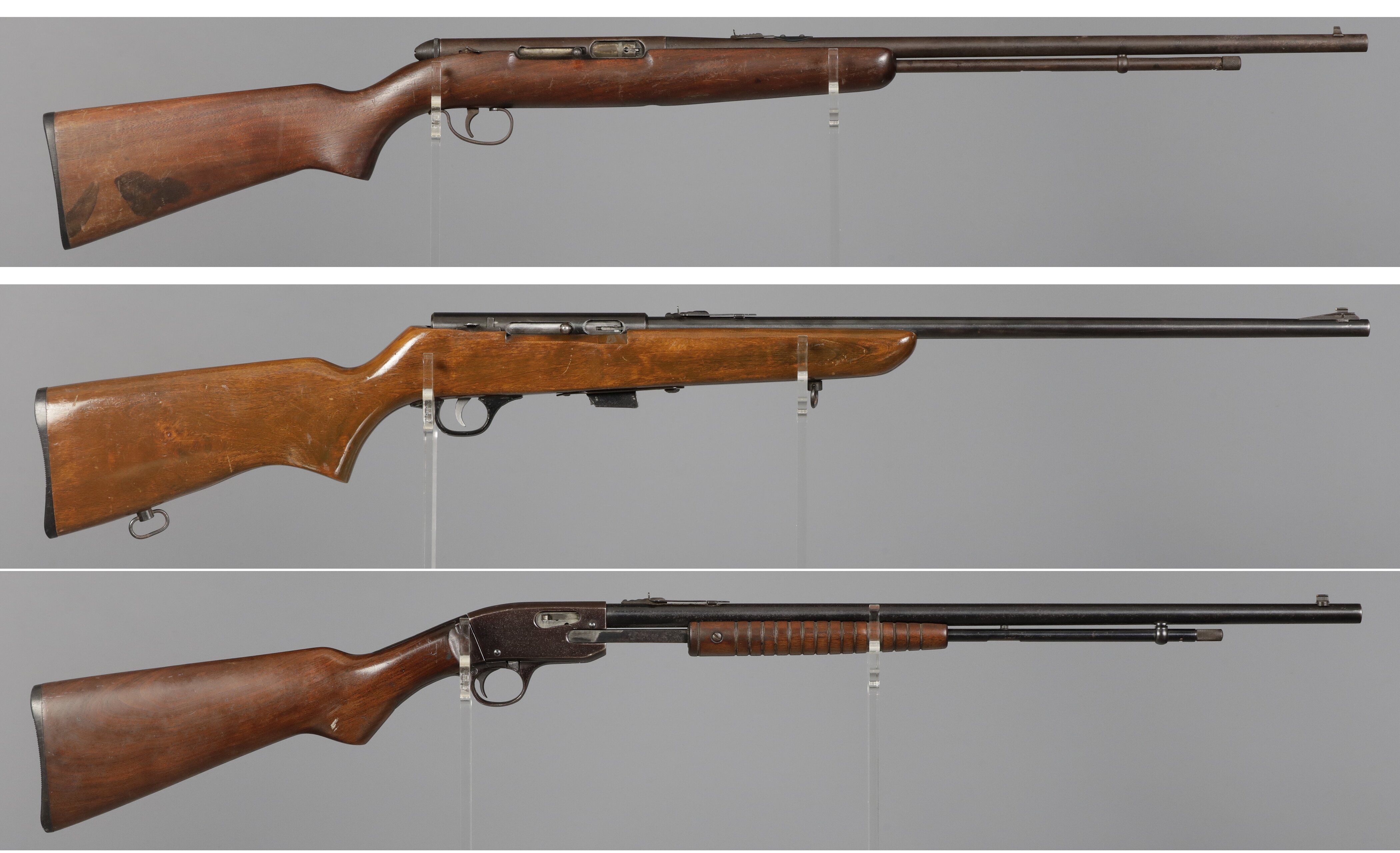 Three Rimfire Rifles | Rock Island Auction