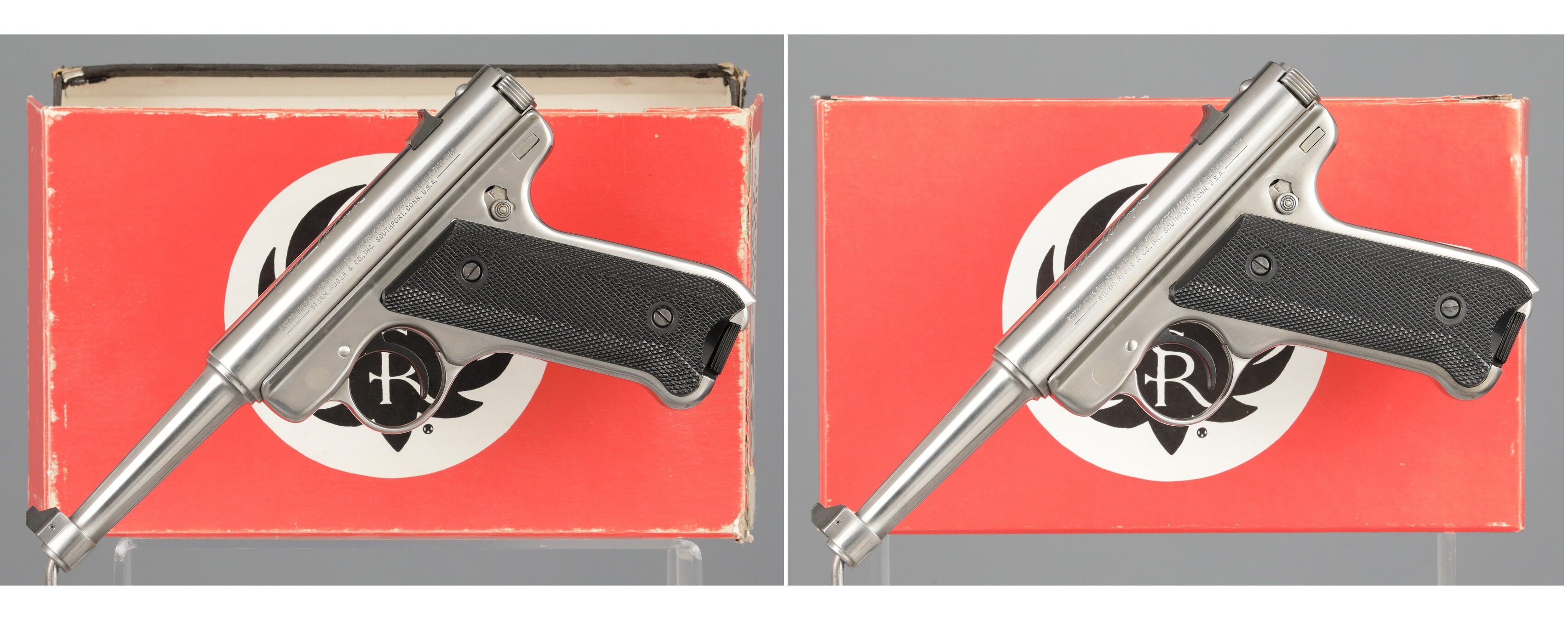 Two Ruger Standard Model Bill Ruger Signature Series Pistols | Rock ...
