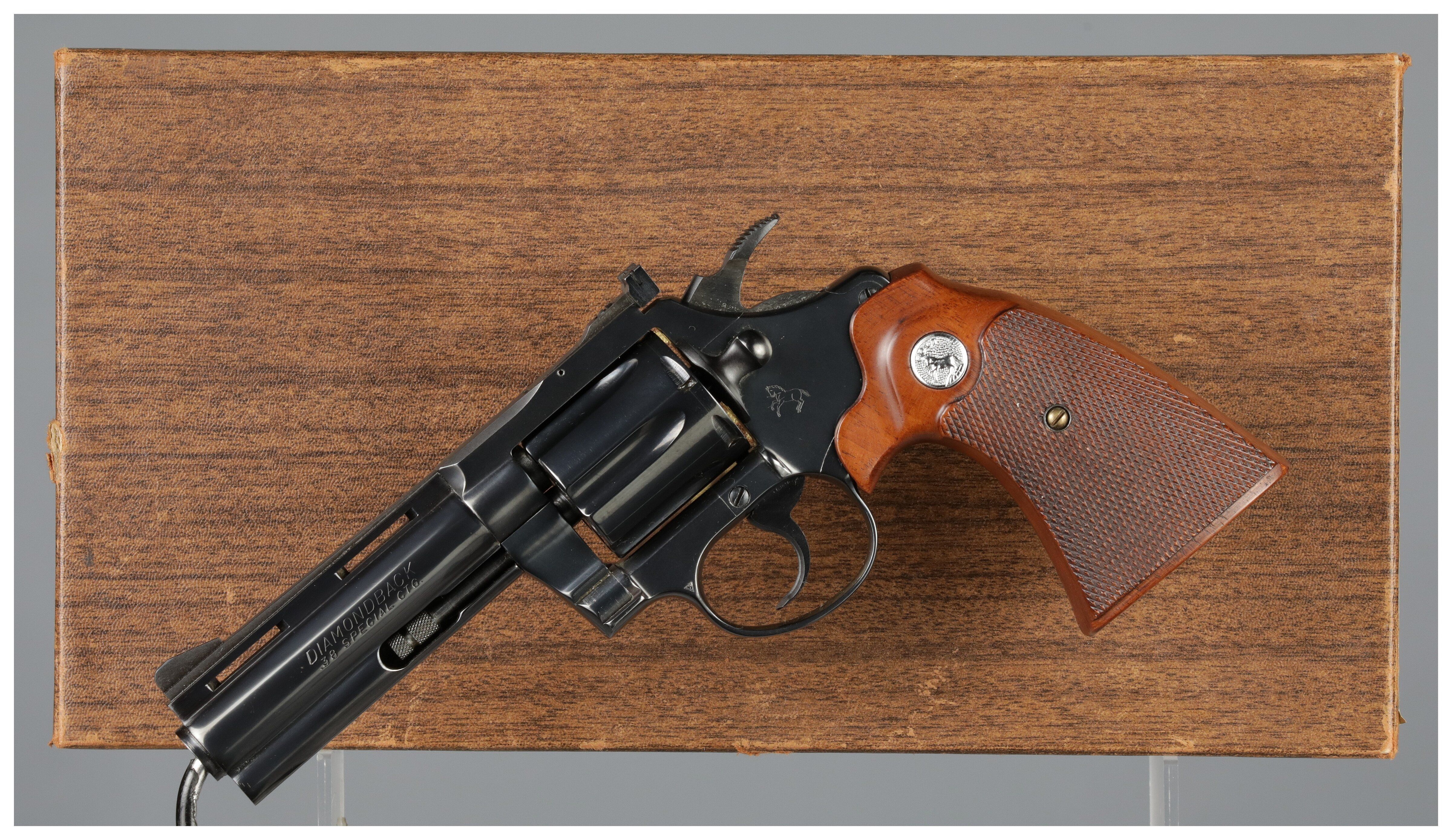Rare 6 inch 1981 Colt Diamondback .22LR, Royal Blue Finish