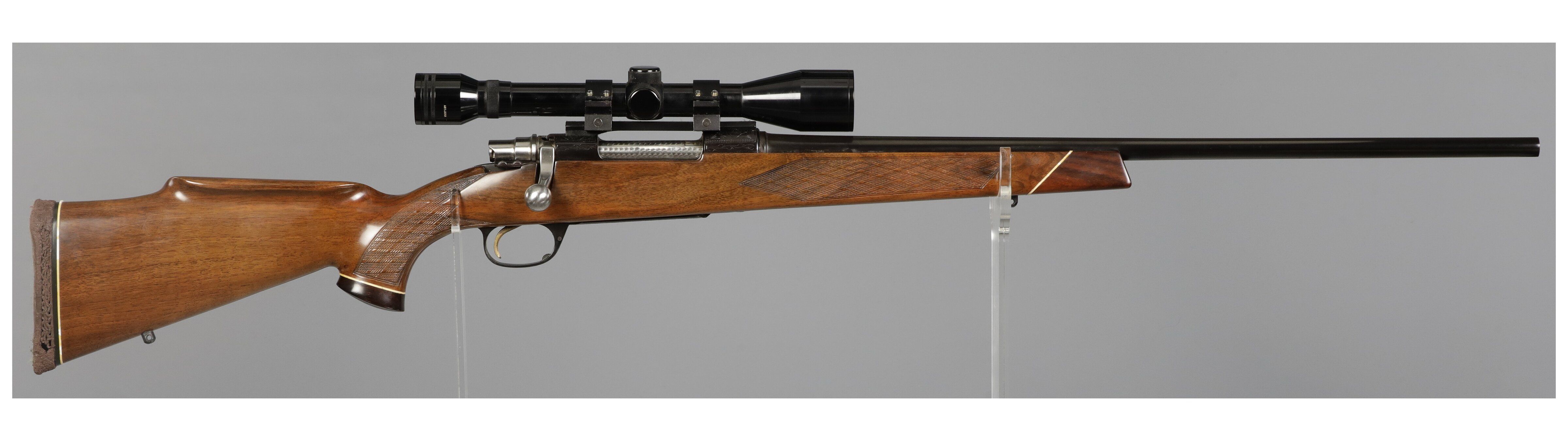 Engraved Parker-Hale Presentation Bolt Action Rifle with Scope | Rock ...