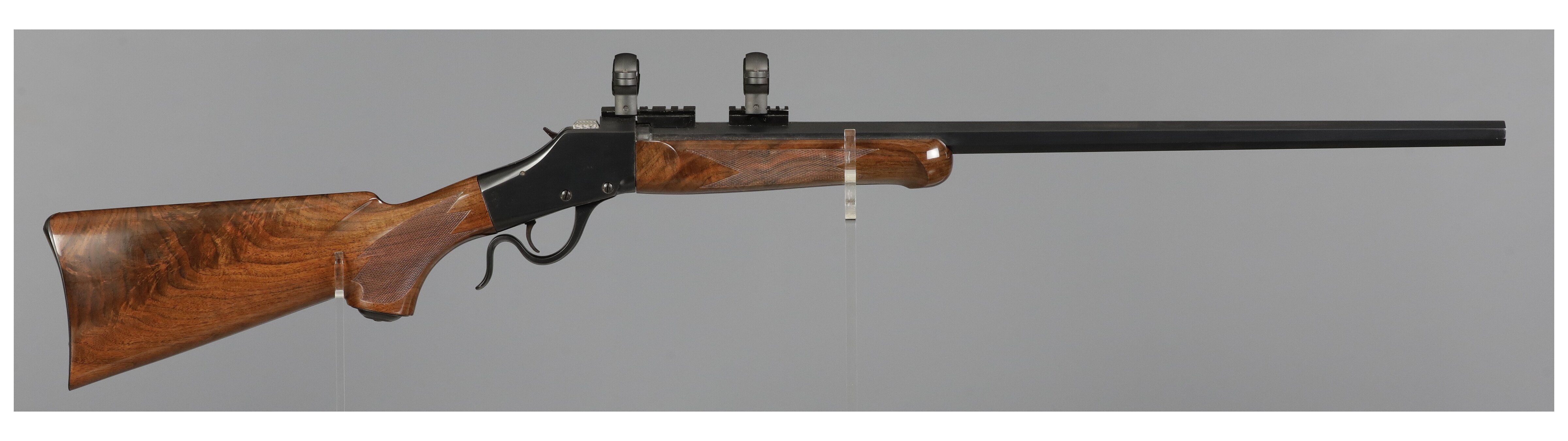 Falling Block Rifles Falling Block Works Single Shot Falling Block Rifle | Rock Island Auction