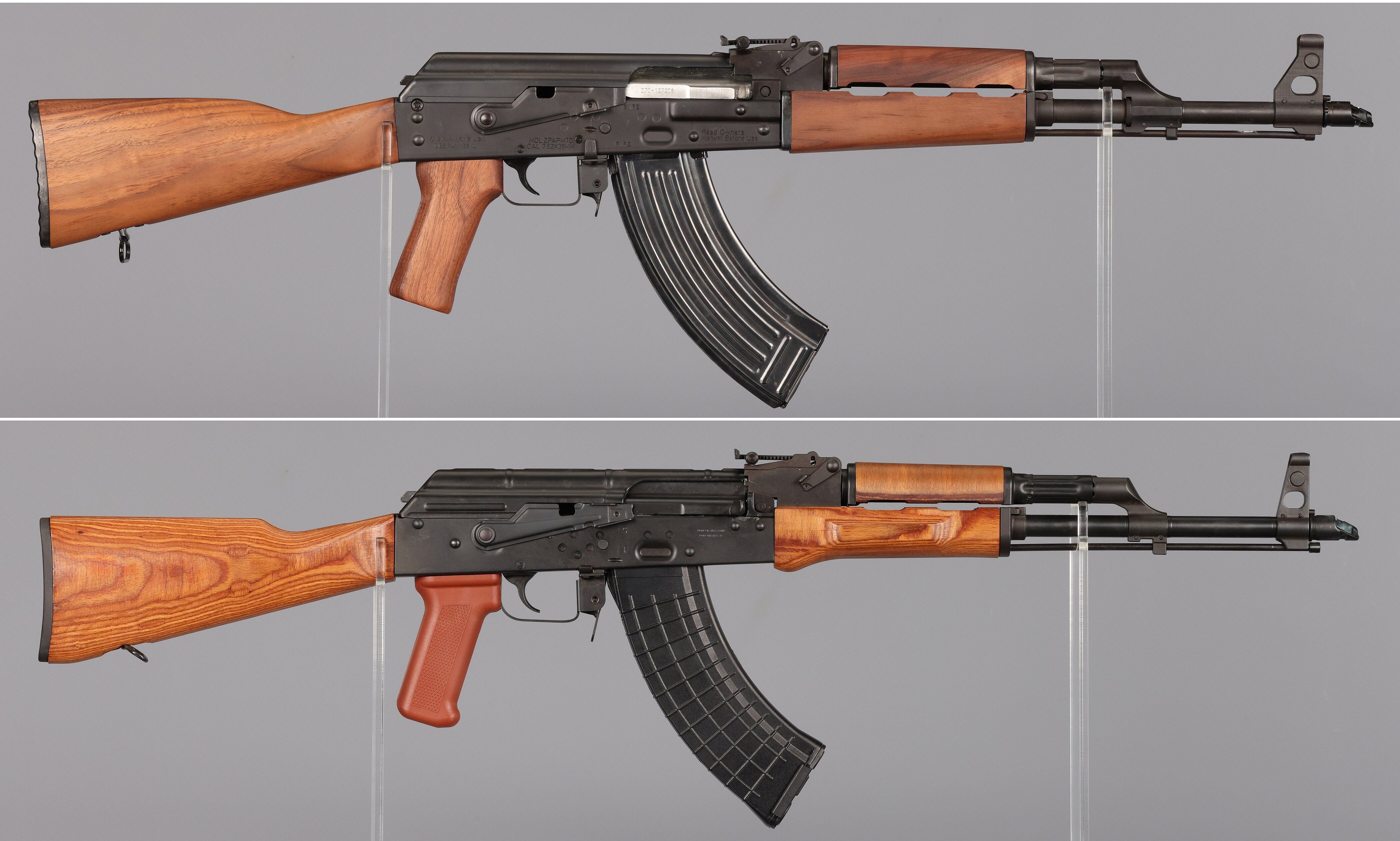 Two AK Pattern Semi-Automatic Rifles | Rock Island Auction
