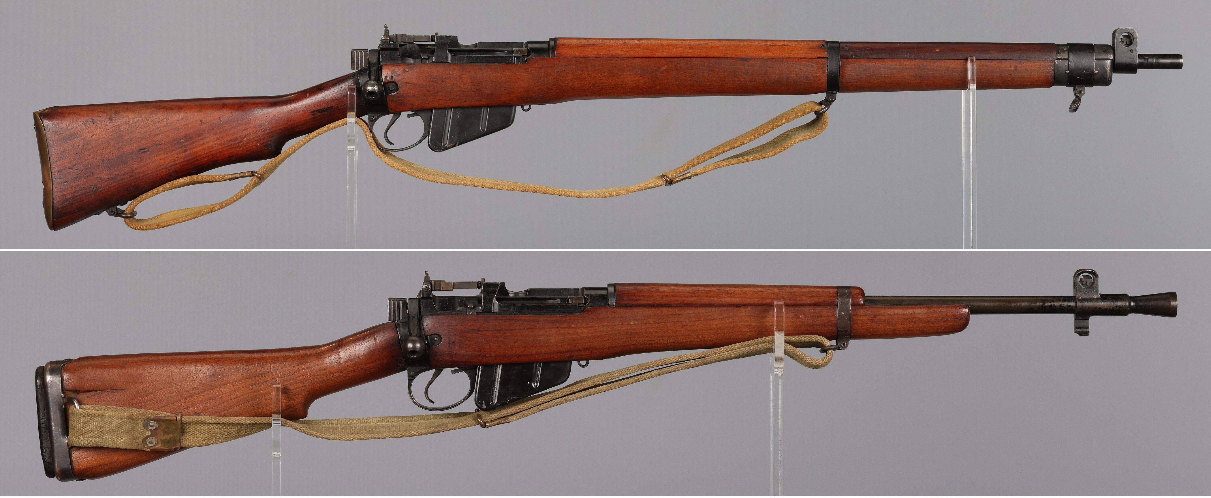 Two British BSA Lee-Enfield Bolt Action Rifles | Rock Island Auction