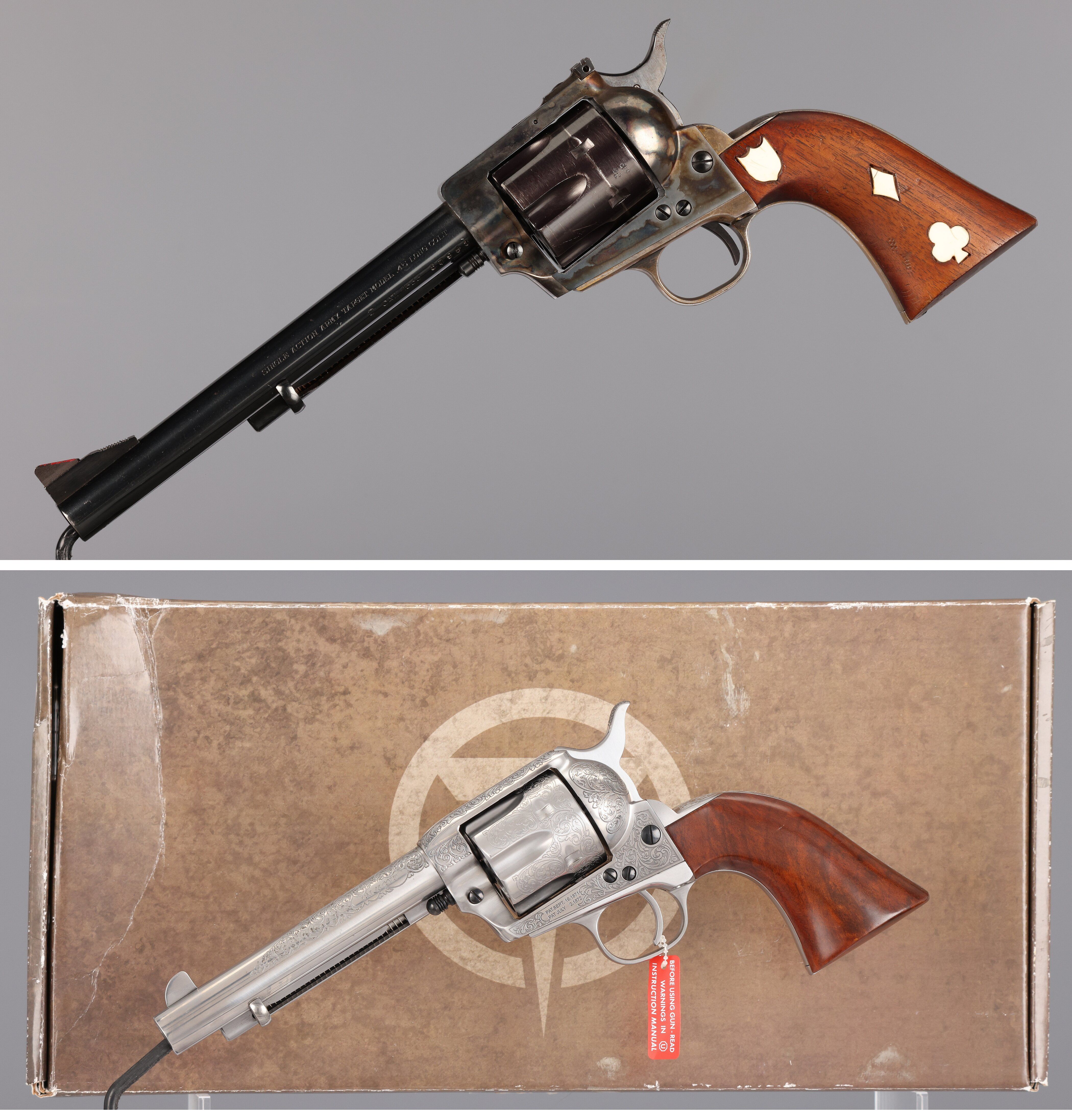 Two Uberti Single Action Army Revolvers | Rock Island Auction