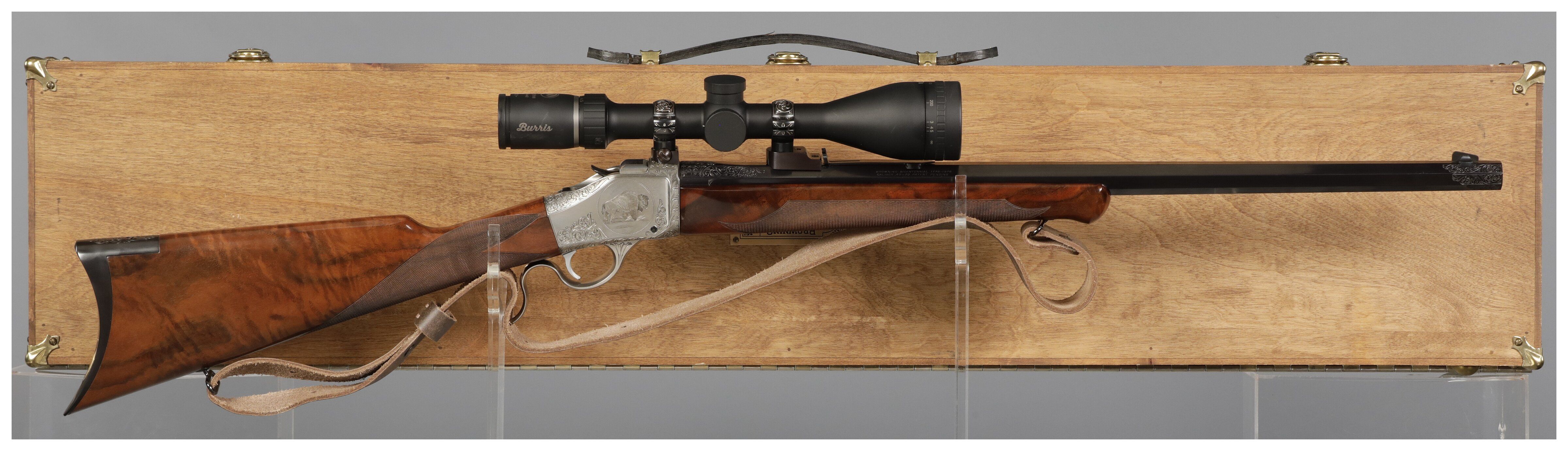 Engraved Browning Bicentennial B-78 Rifle | Rock Island Auction