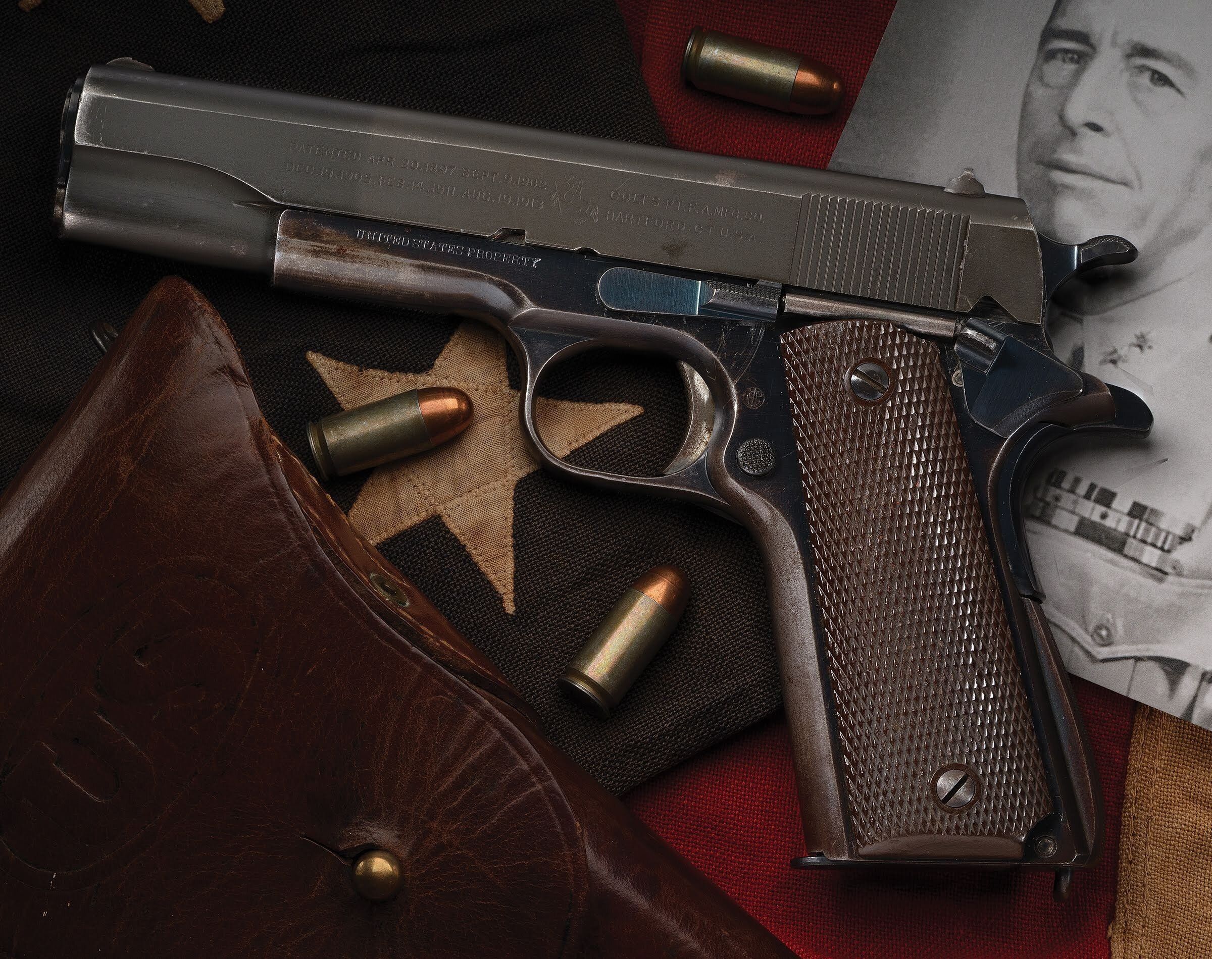 Historic WWII U.S. Major General E. F. Harding Owned Colt M1911 