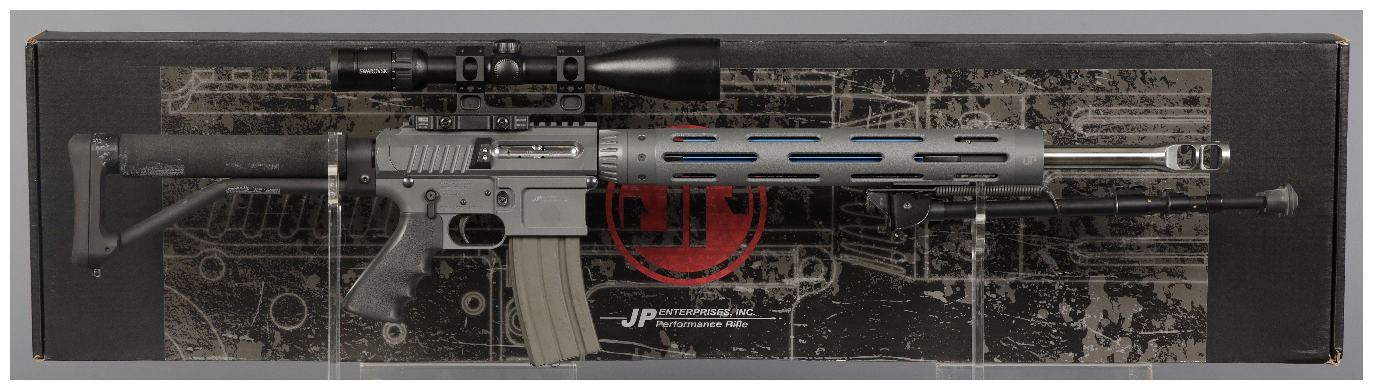 Sr11 Rifle J P Enterprises Model SCR-11 Rifle with Swarovski Scope and Box | Rock ...
