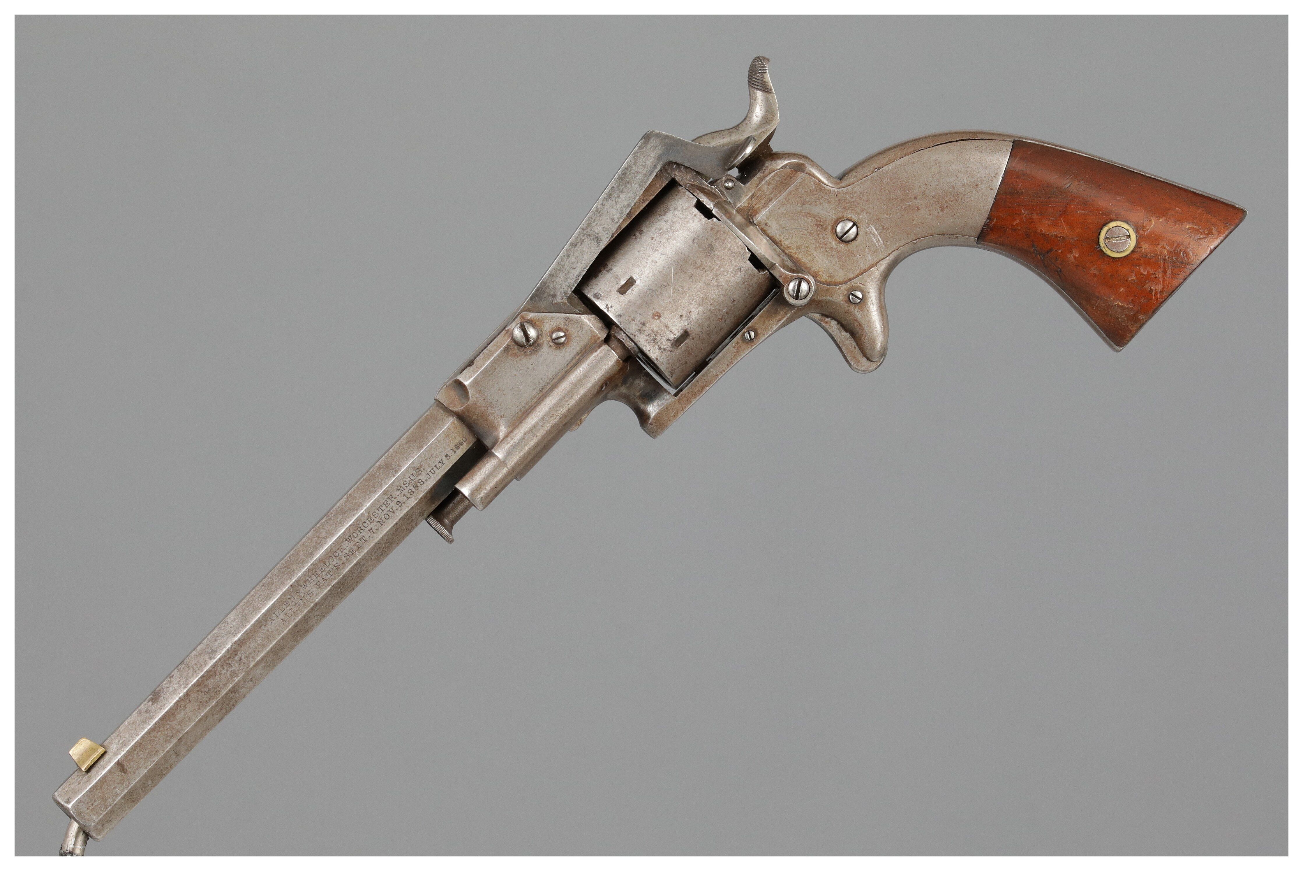 Rare Allen & Wheelock Sidehammer Lipfire Pocket Revolver | Rock