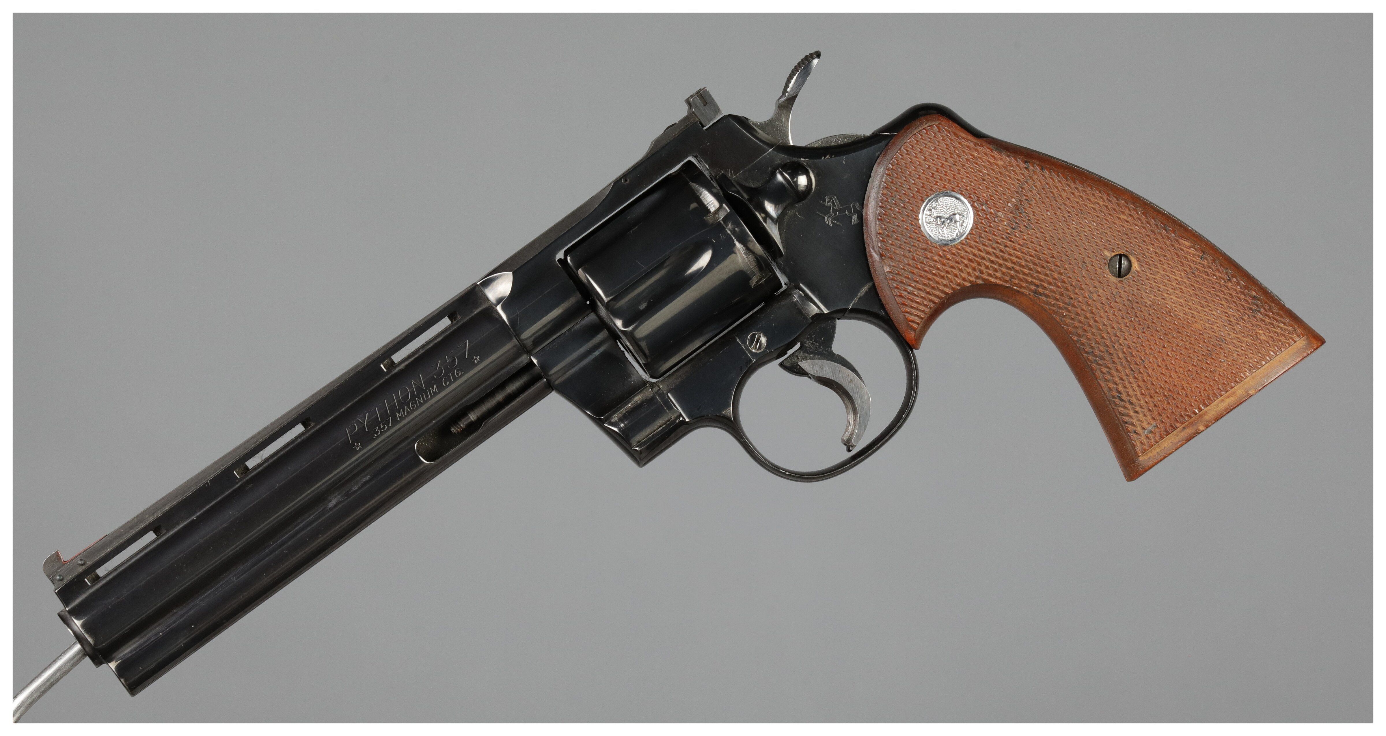 Greta Python Gun Colt Python Single Action Revolver | Rock Island Auction