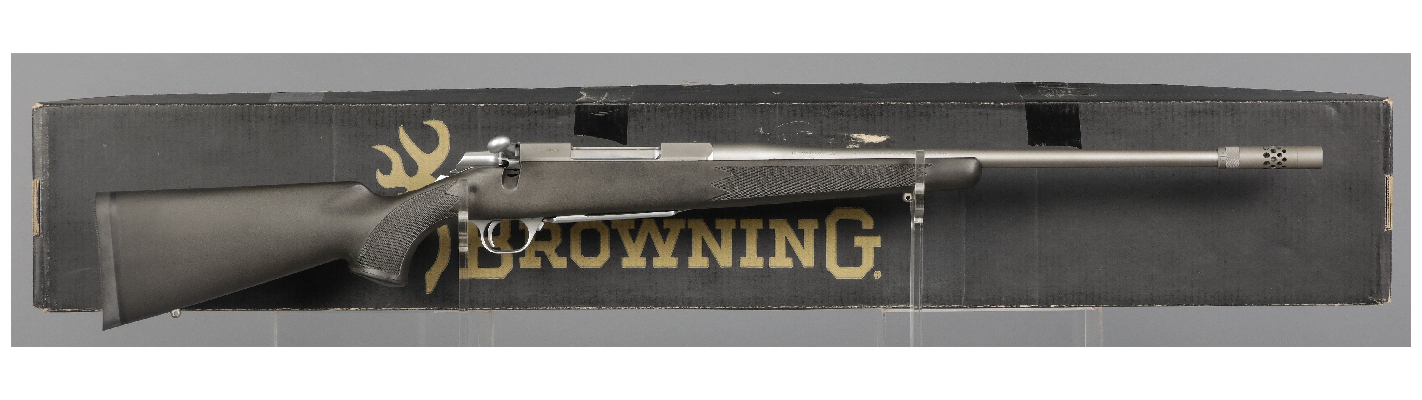 Browning A-Bolt II Stainless Stalker Bolt Action Rifle with Box | Rock ...