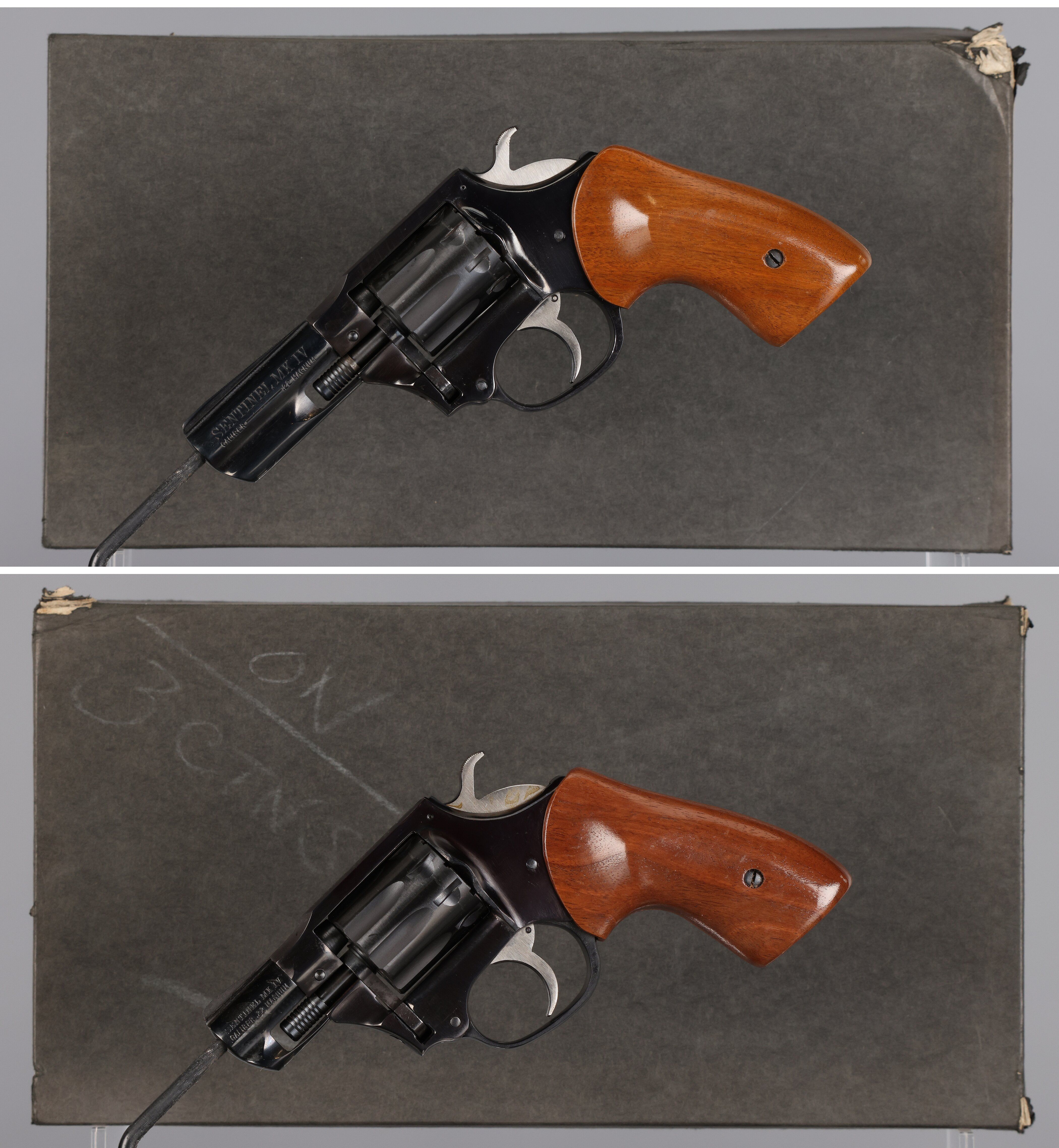 Box 1237 Two High Standard Sentinel MK IV Revolvers with Boxes | Rock Island Auction