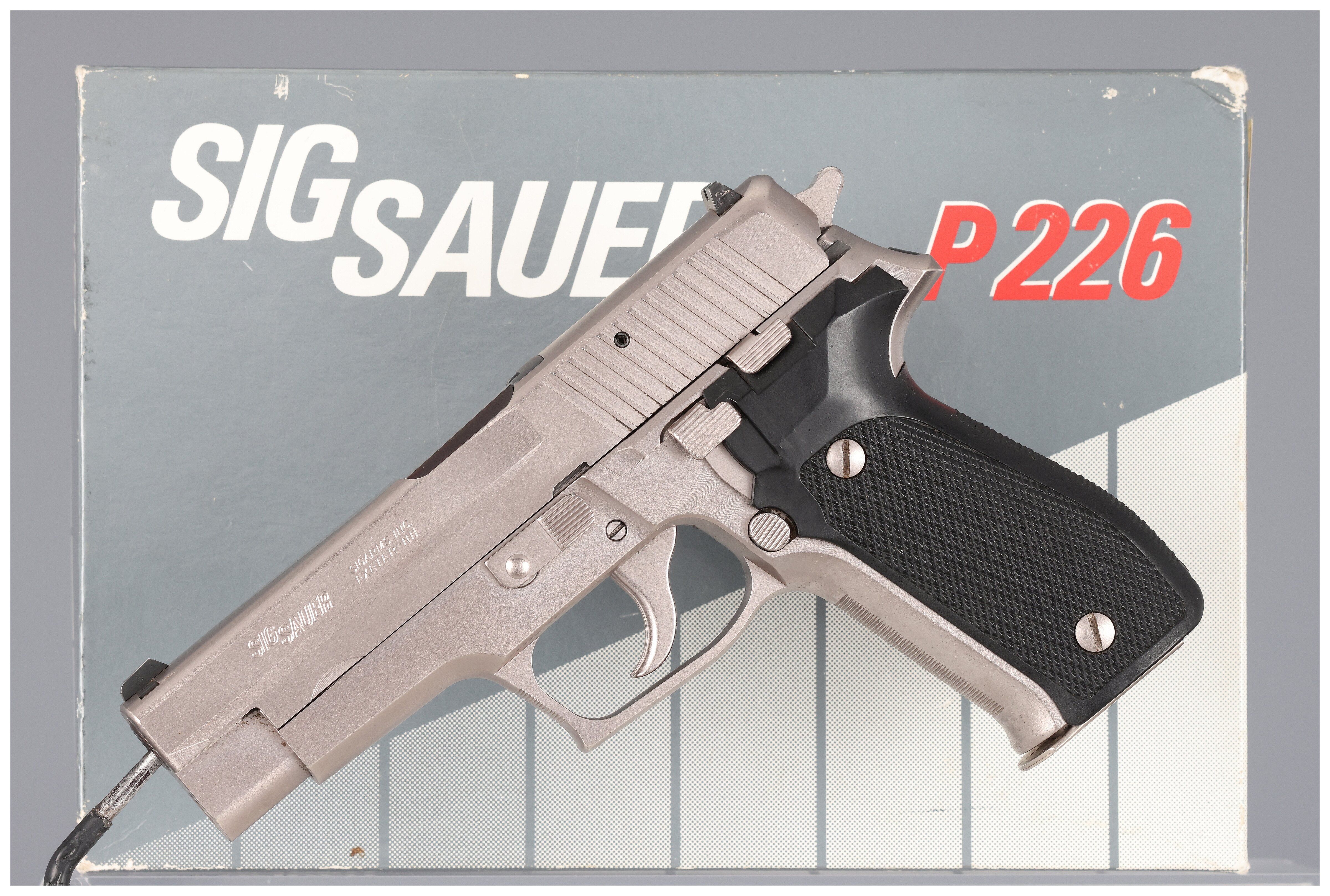 Nickel Finish West German SIG Sauer P226 Pistol with Box | Rock