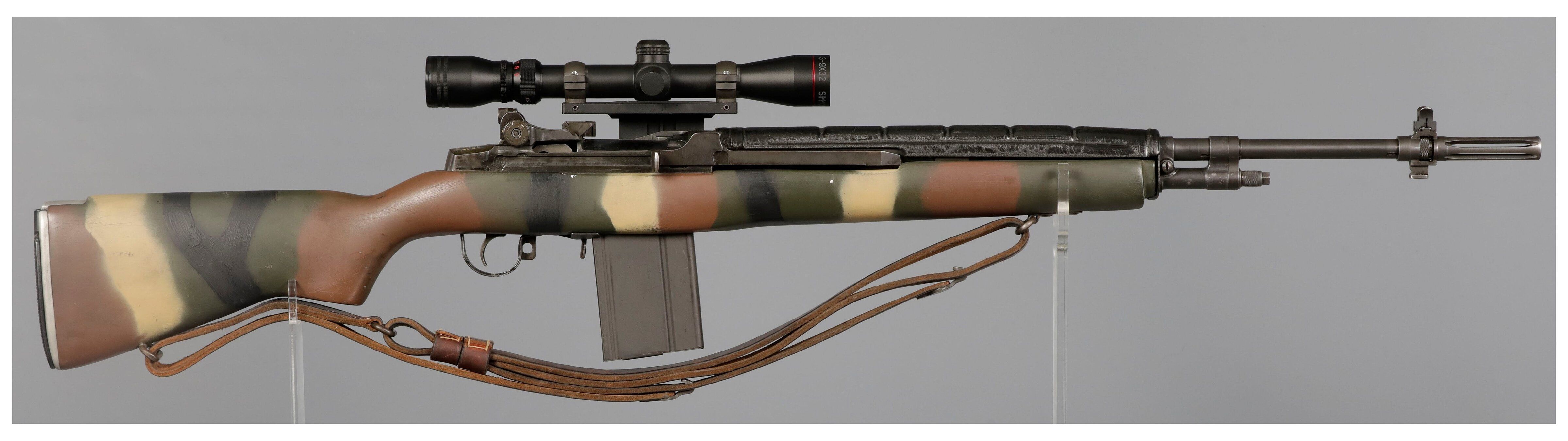 Early Production Springfield Armory Inc. M1A Rifle with Scope | Rock ...