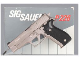 Nickel Finish West German SIG Sauer P226 Pistol with Box | Rock