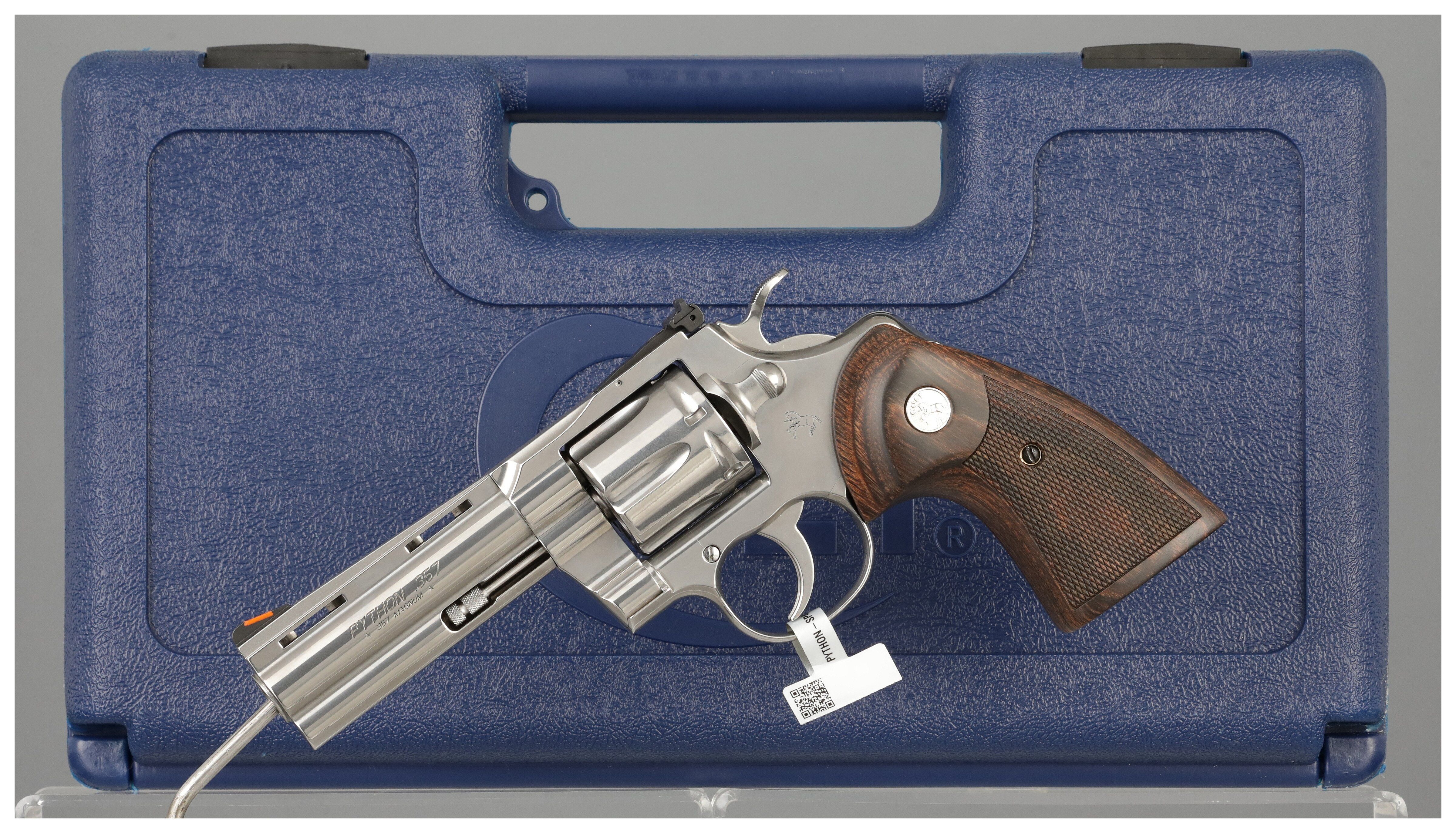 Colt Python Double Action Revolver with Case | Rock Island Auction