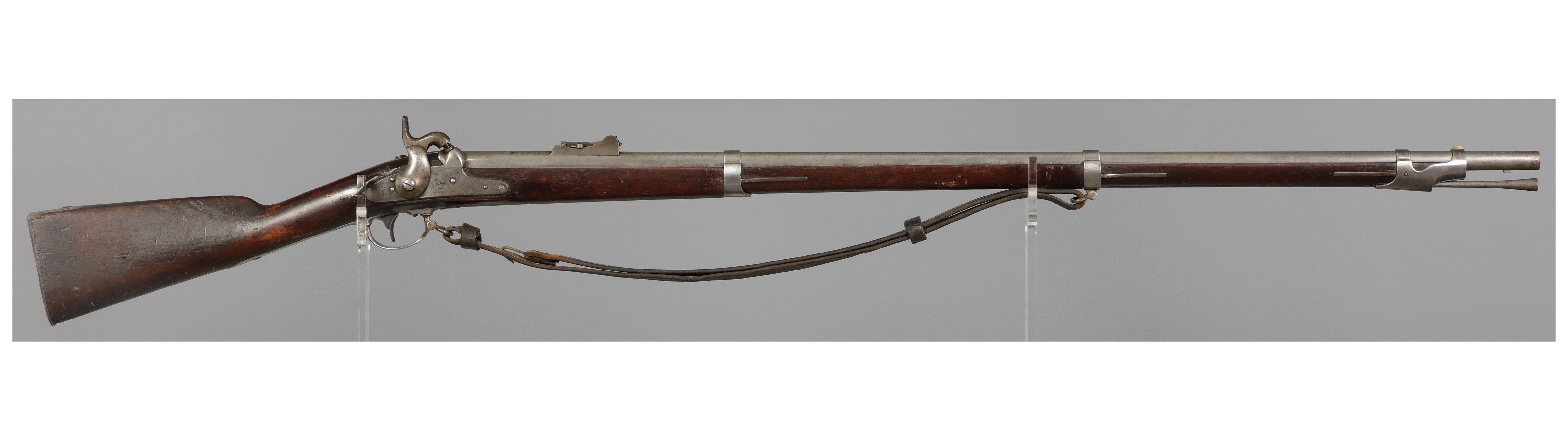 Scarce U.S. Springfield Model 1851 Cadet Percussion Rifle-Musket | Rock ...
