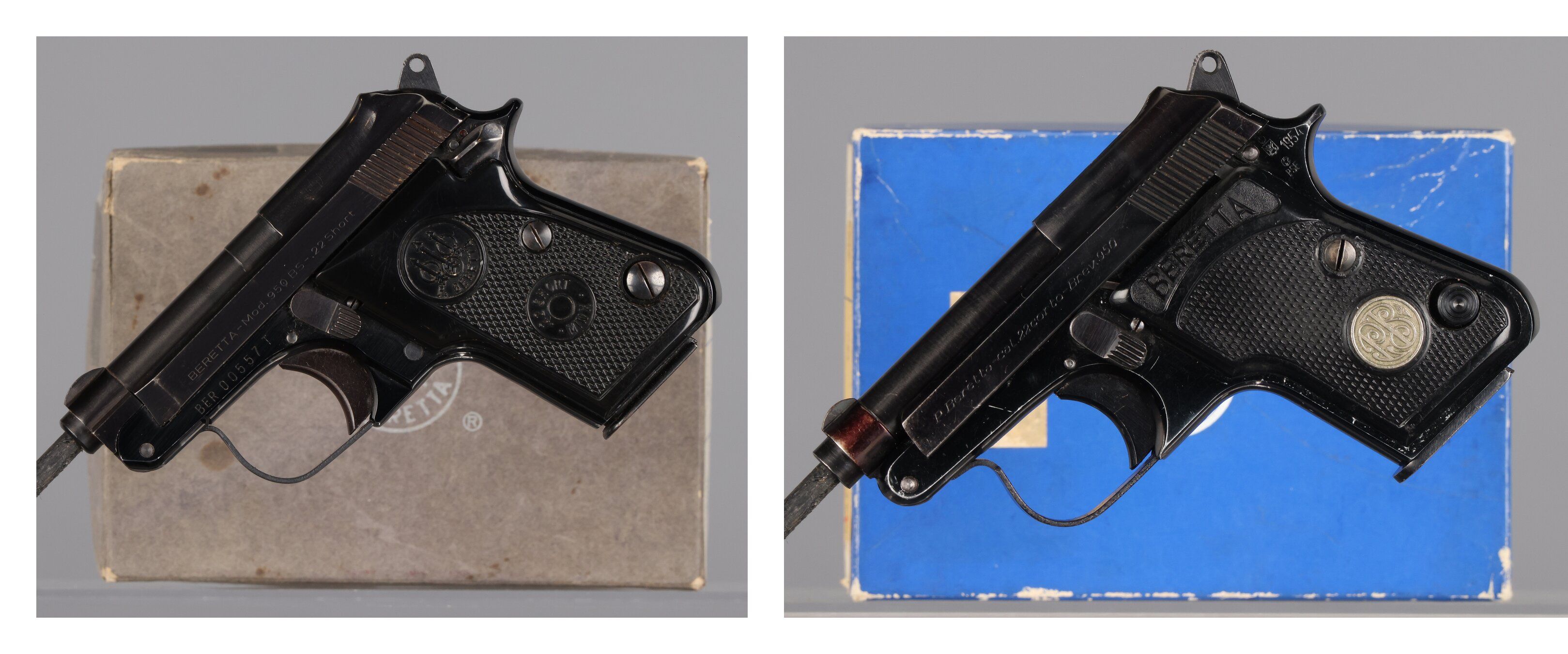 Model 950 Two Beretta Model 950 Jetfire Semi-Automatic Pistols with Boxes | Rock ...