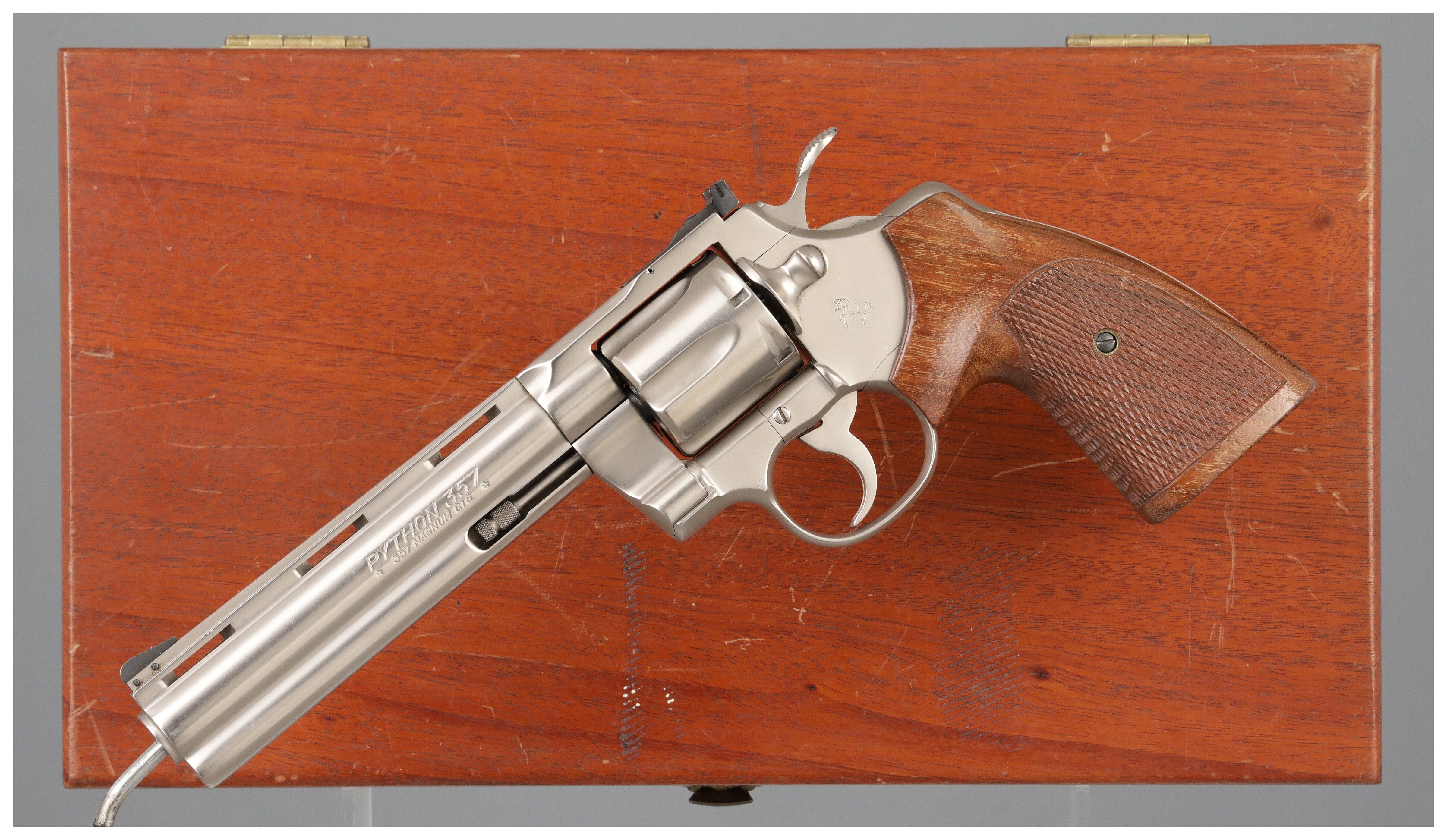 Cased Colt Custom Shop Python Double Action Revolver | Rock Island Auction