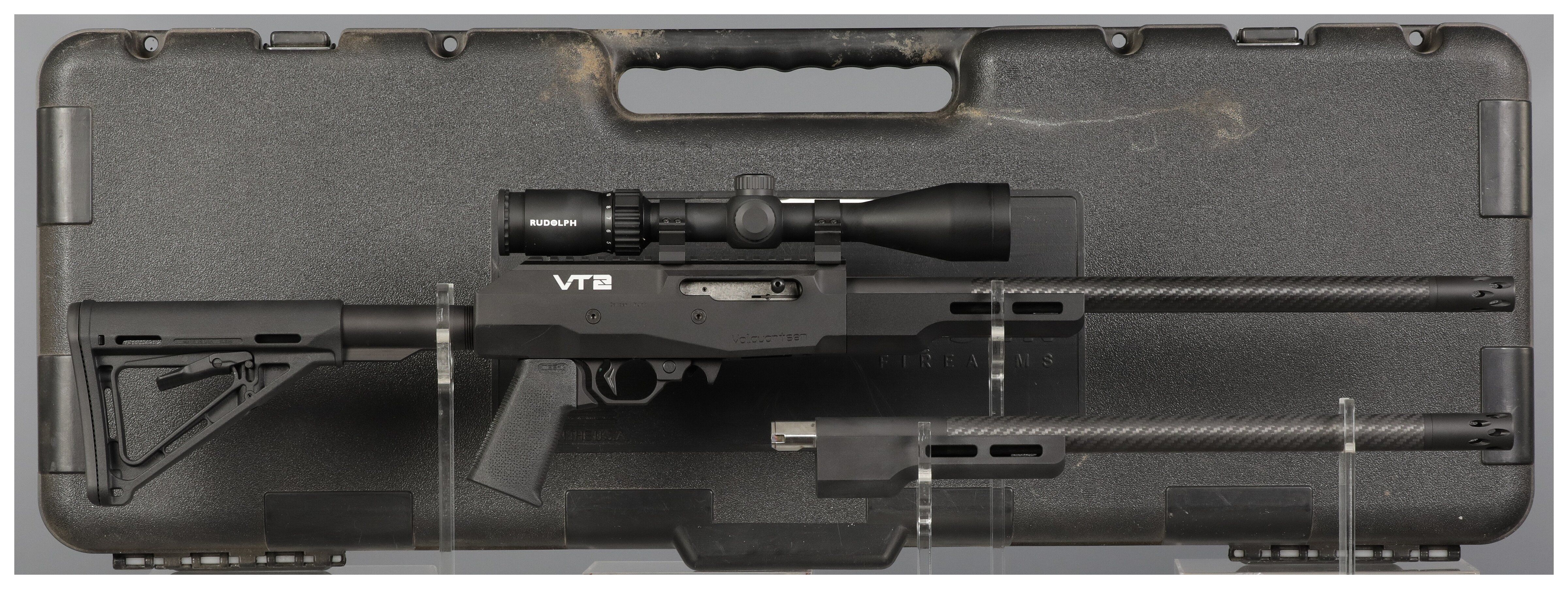 Vt2 Rifle Volquartsen VT2 Rifle with Scope, Case, and Extra Barrel | Rock Island ...