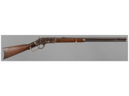 Antique Winchester Model 1873 Lever Action Rifle