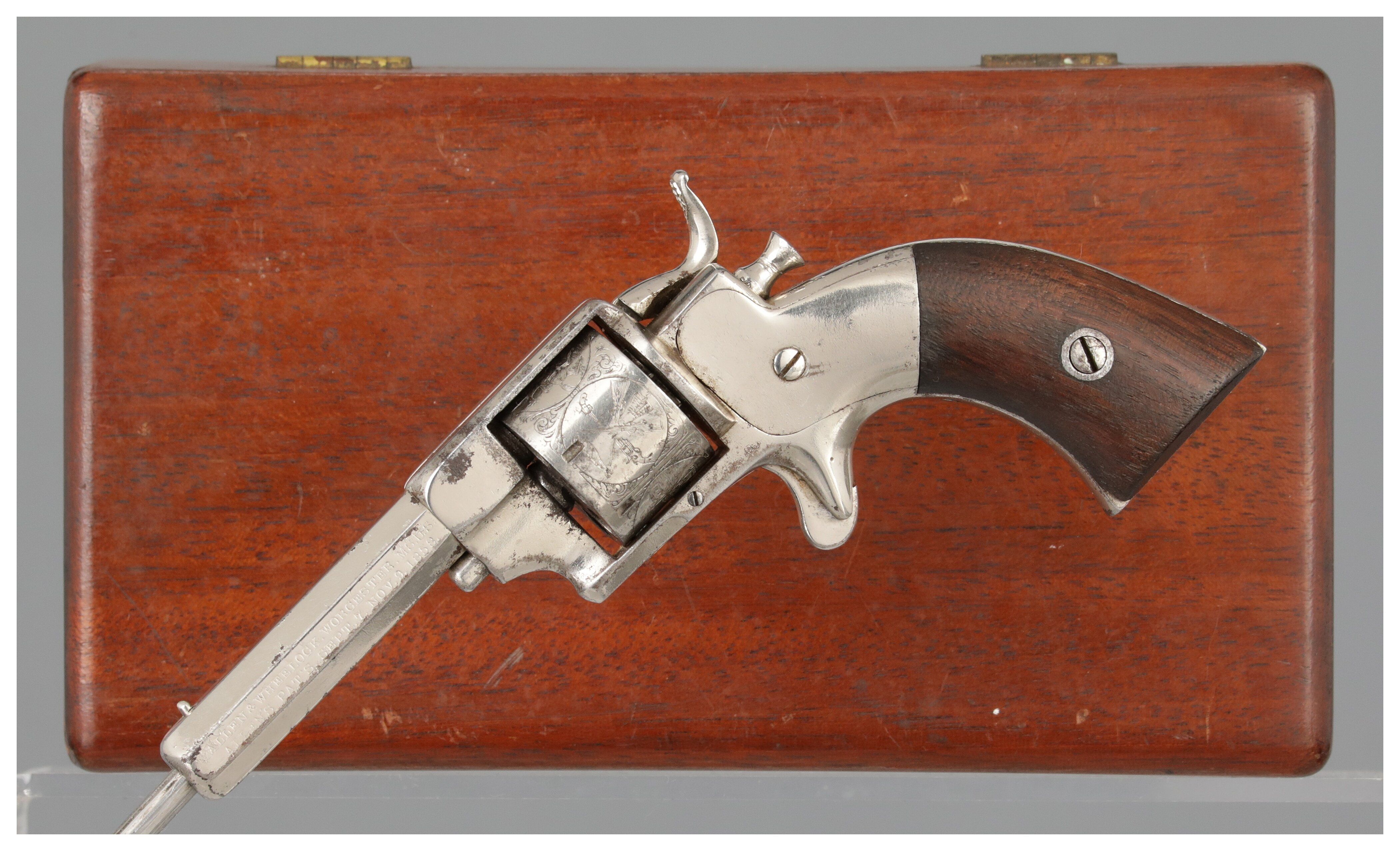 Allen & Wheelock .22 Sidehammer Spur Trigger Revolver | Rock