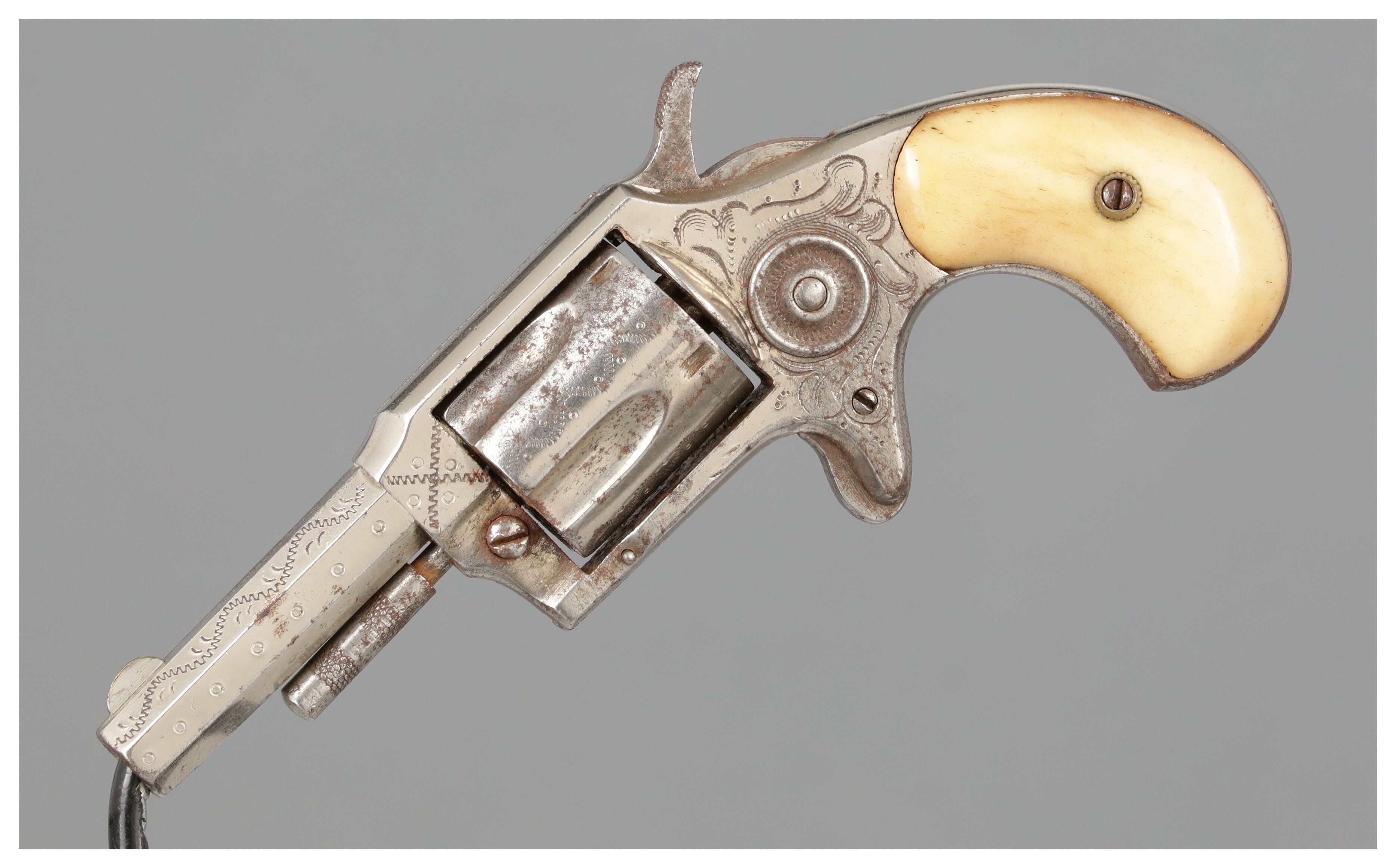 Engraved Lee Firearms Co. Red Jacket No. 3 Revolver | Rock Island