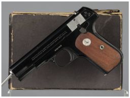 Savage Model 1915 Pocket Hammerless Pistol w/ Pearl Grips & Box