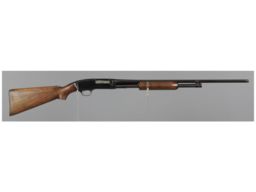 Engraved Browning Model 42 Grade V Slide Action .410 Shotgun