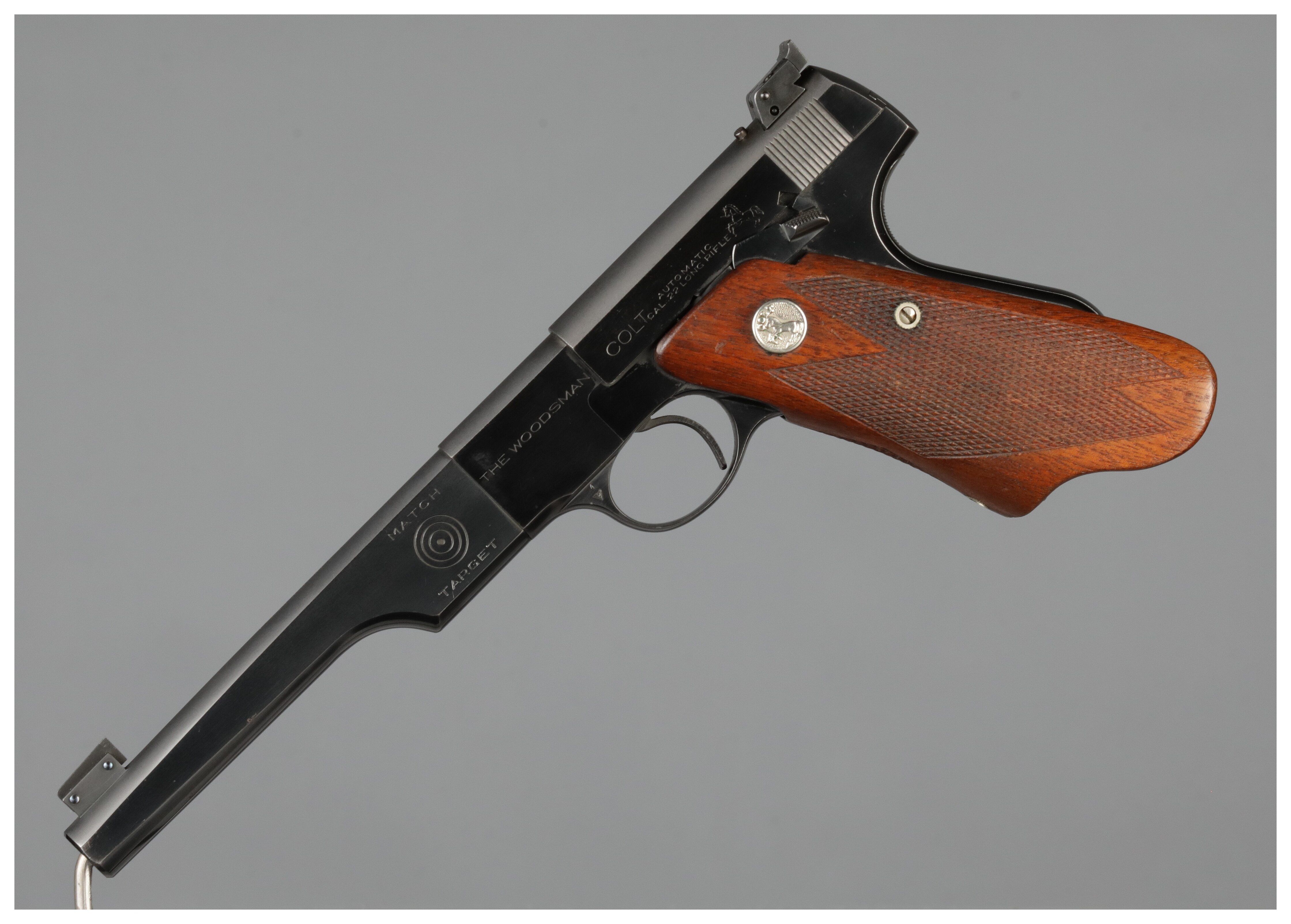 Excellent WWII Colt Woodsman First Series Match Target Pistol