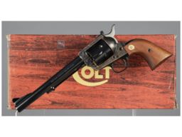 Nickel Colt 2nd Gen Single Action Army with Pearl Grips | Rock