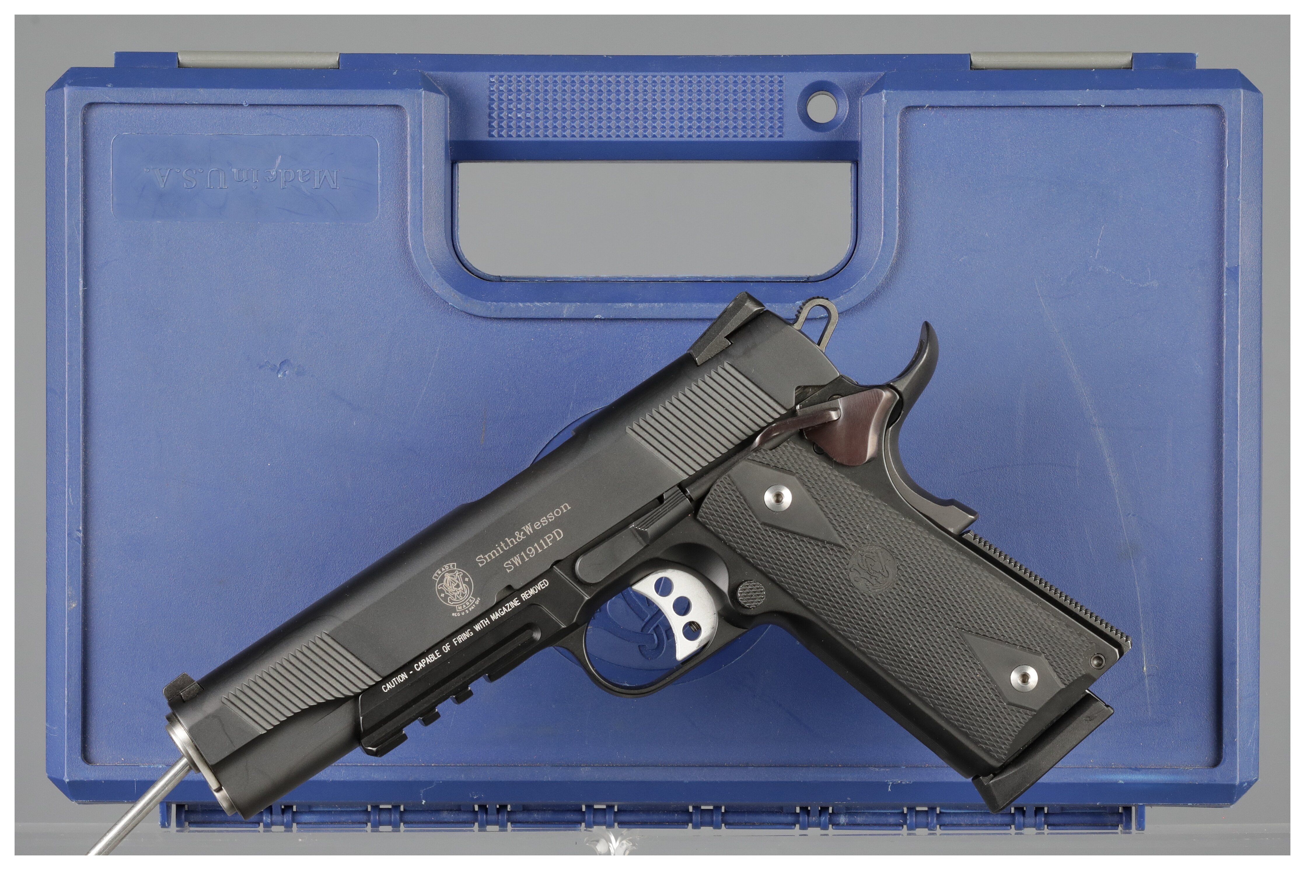 Smith & Wesson Model SW1911PD Semi-Automatic Pistol with Case